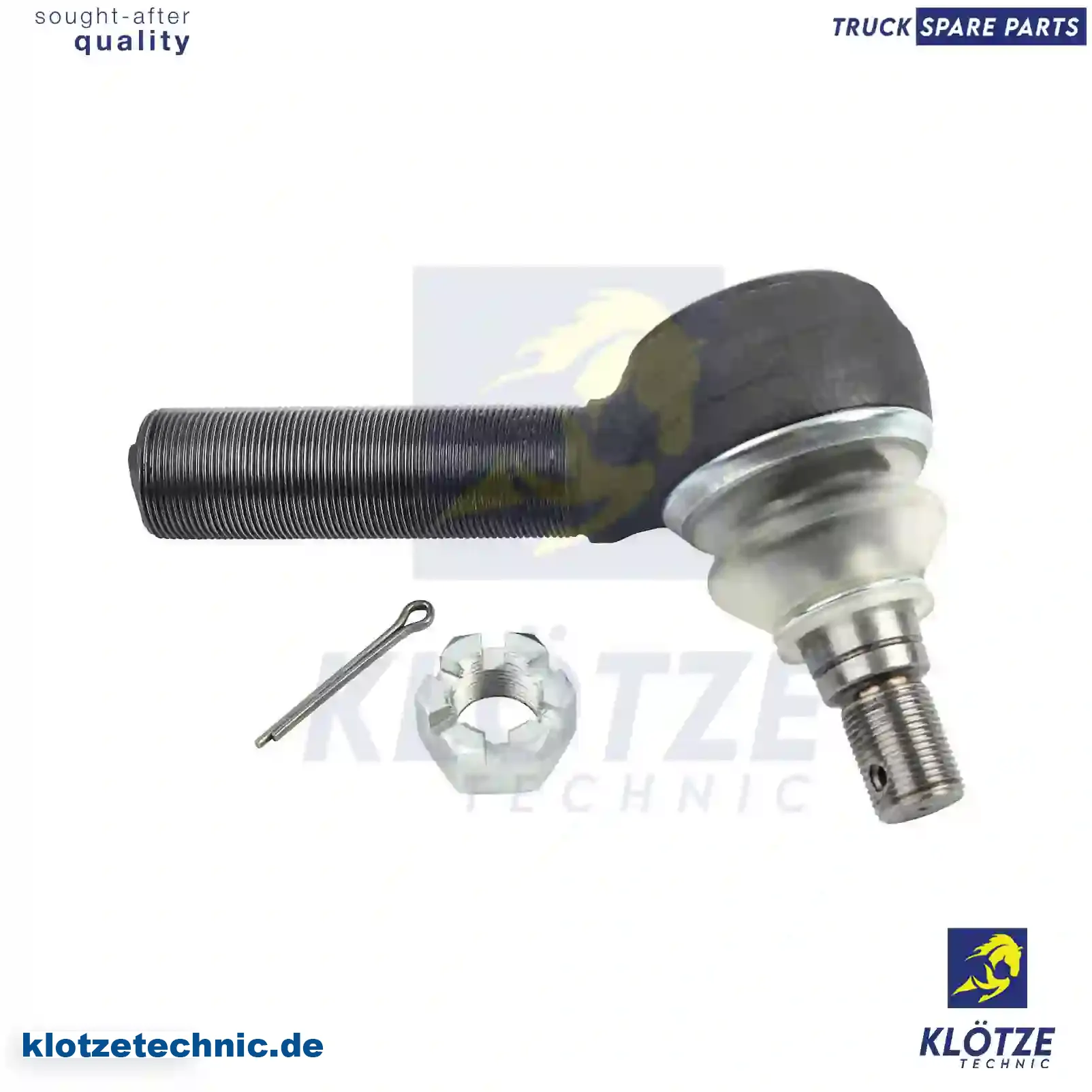 Ball joint, right hand thread, 81953016292, 21263974, 3092189, 3097228, 3099529, ZG40373-0008 || Klötze Technic