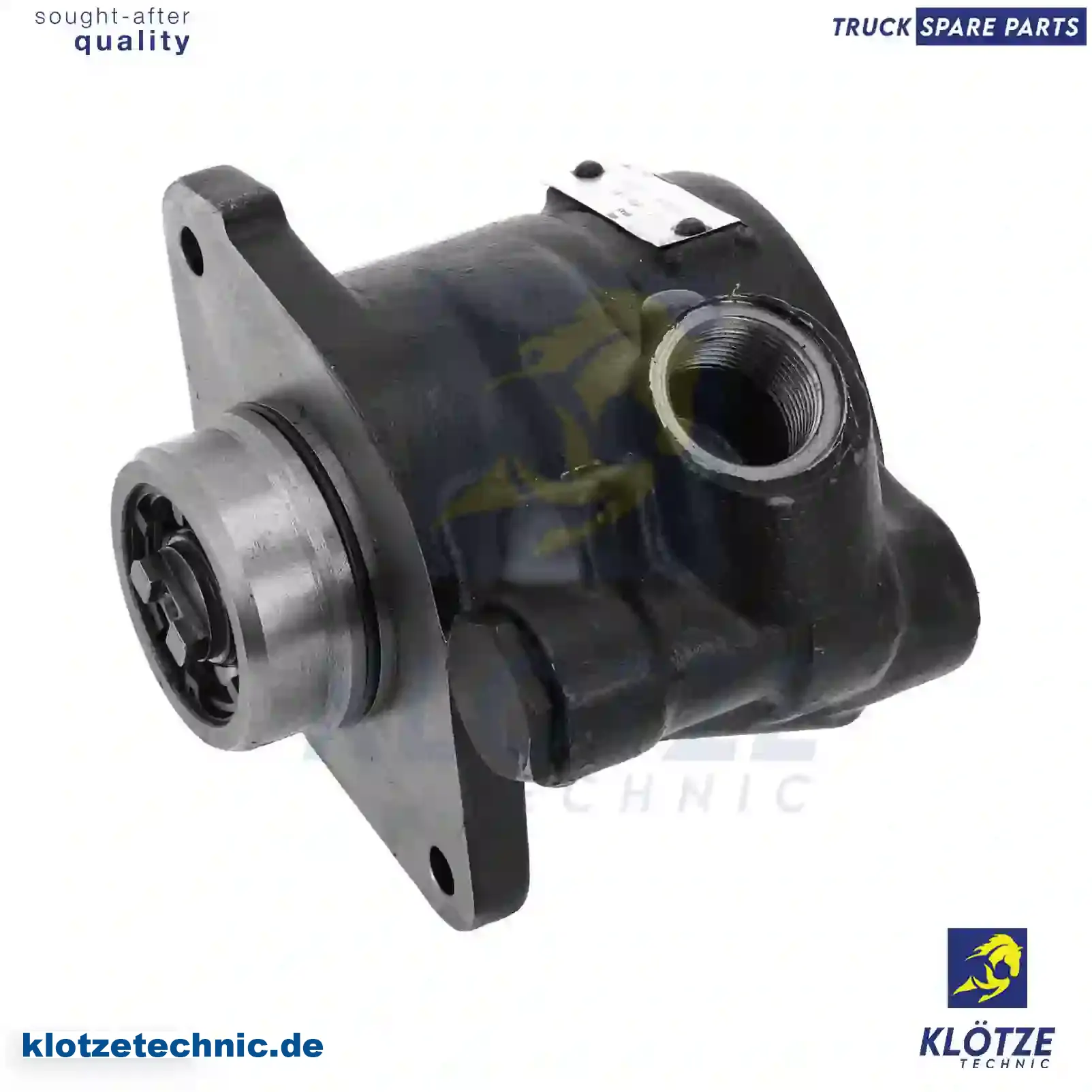 Servo pump, right turn, 81471016107, 81471016109, 81471019109 || Klötze Technic