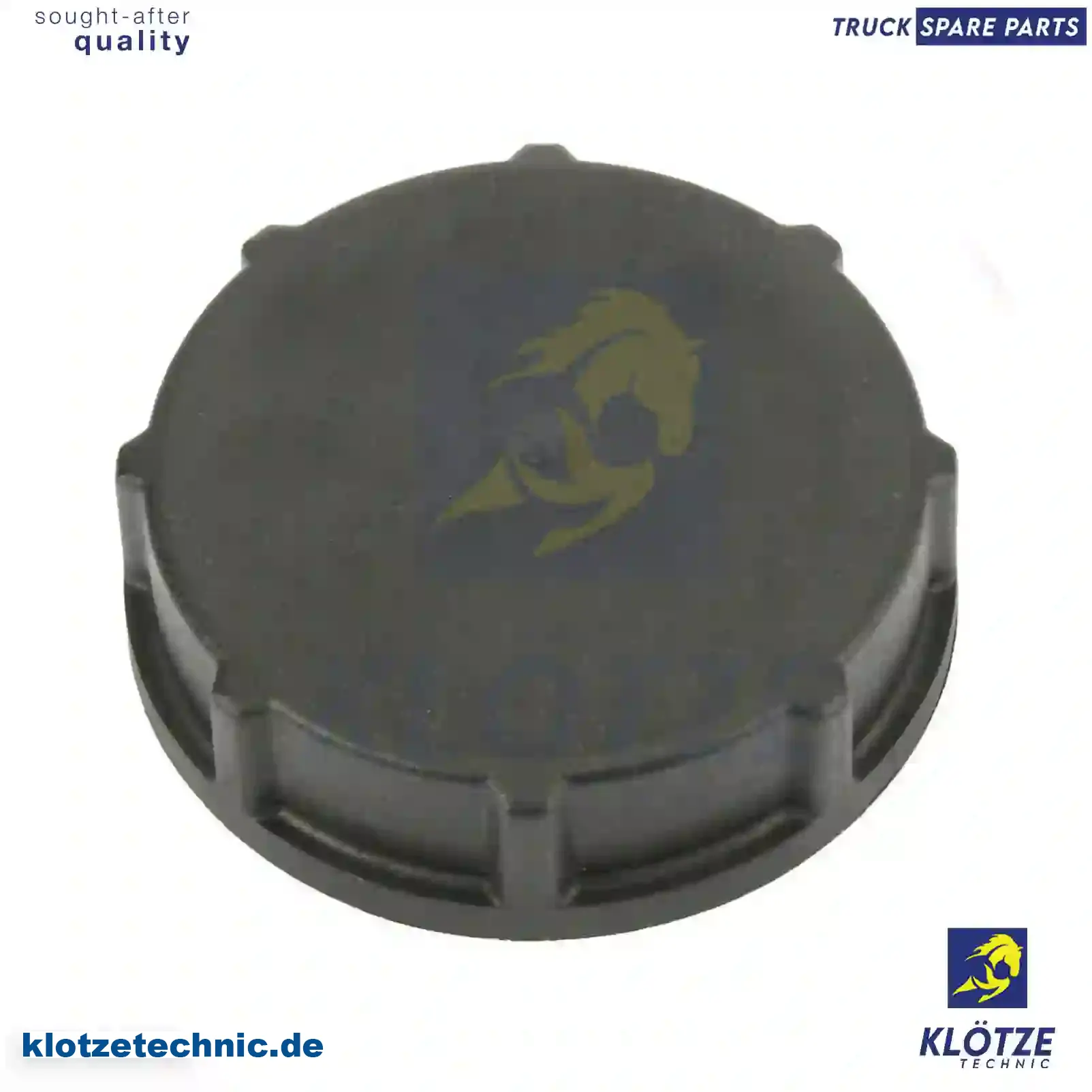 Cap, oil container, 0699214, 1320044, 699214, 93193396, 81473020007, 81473020011, 81473020013, 0004660068, 0004660568, 0004660668, 5001868180, 1343243, 2433704, 318537, 1696361, 21392400, 85141593, 2V5422195A, ZG02536-0008 || Klötze Technic