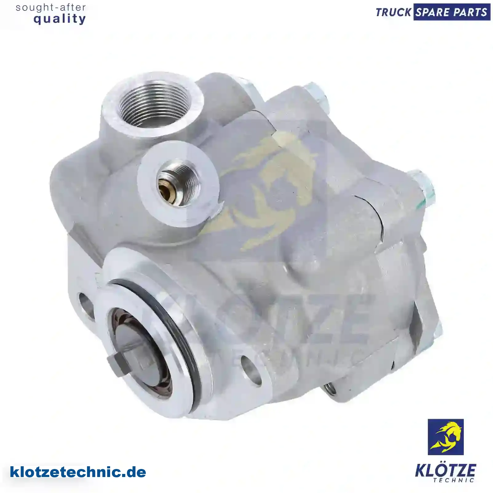 Servo pump, aluminium, 0004601480, 0004602480, 000460248080, 0004606680, 000460668080, 000460668080RW, 0004666680, 0004666701, 0014606080, 0014664301, 0024604080, 0024607680, 0024665701, 3454660001, ZG40610-0008 || Klötze Technic