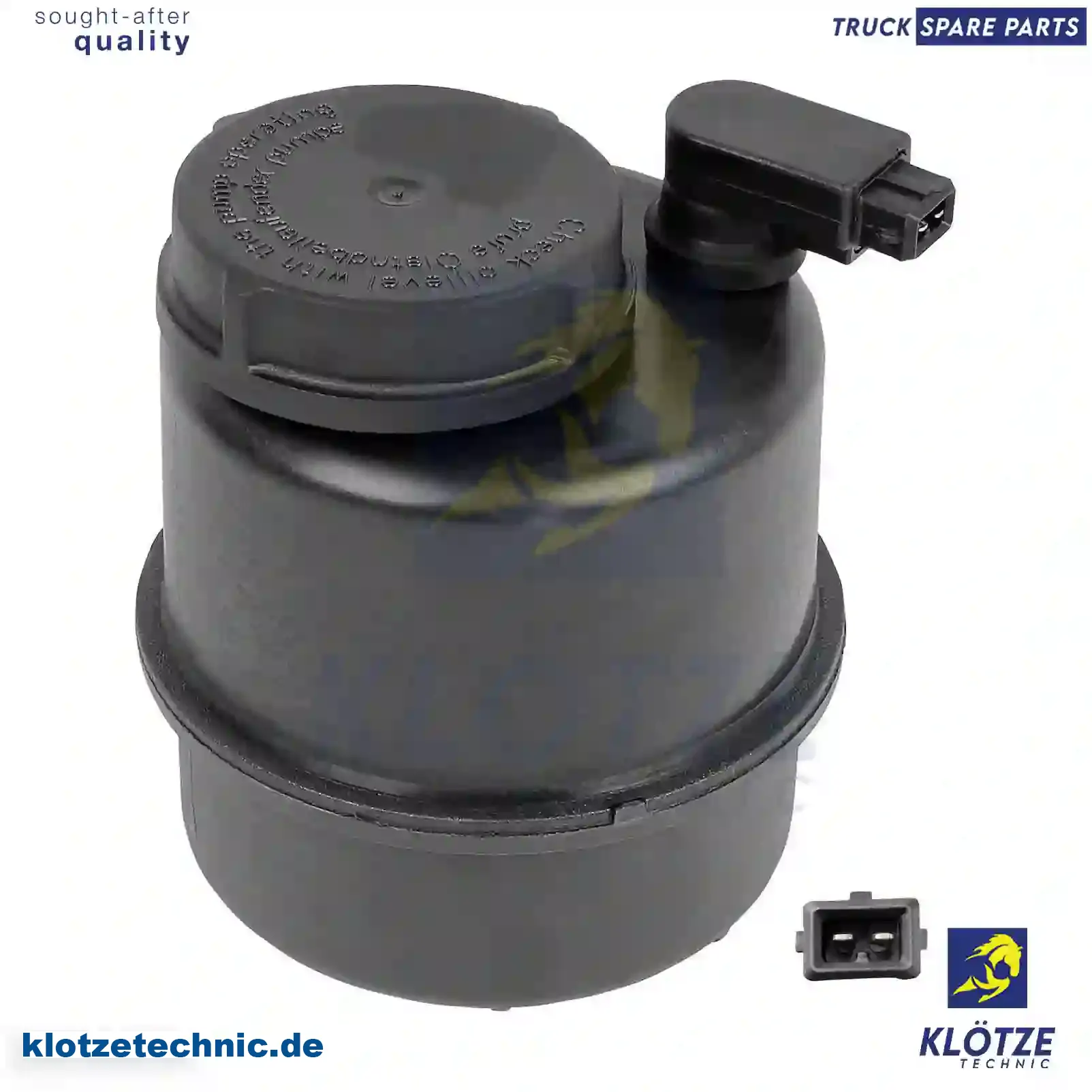 Oil container, with filter and level sensor, 0004665902, 0004667502, 0004668502, ZG03043-0008 || Klötze Technic