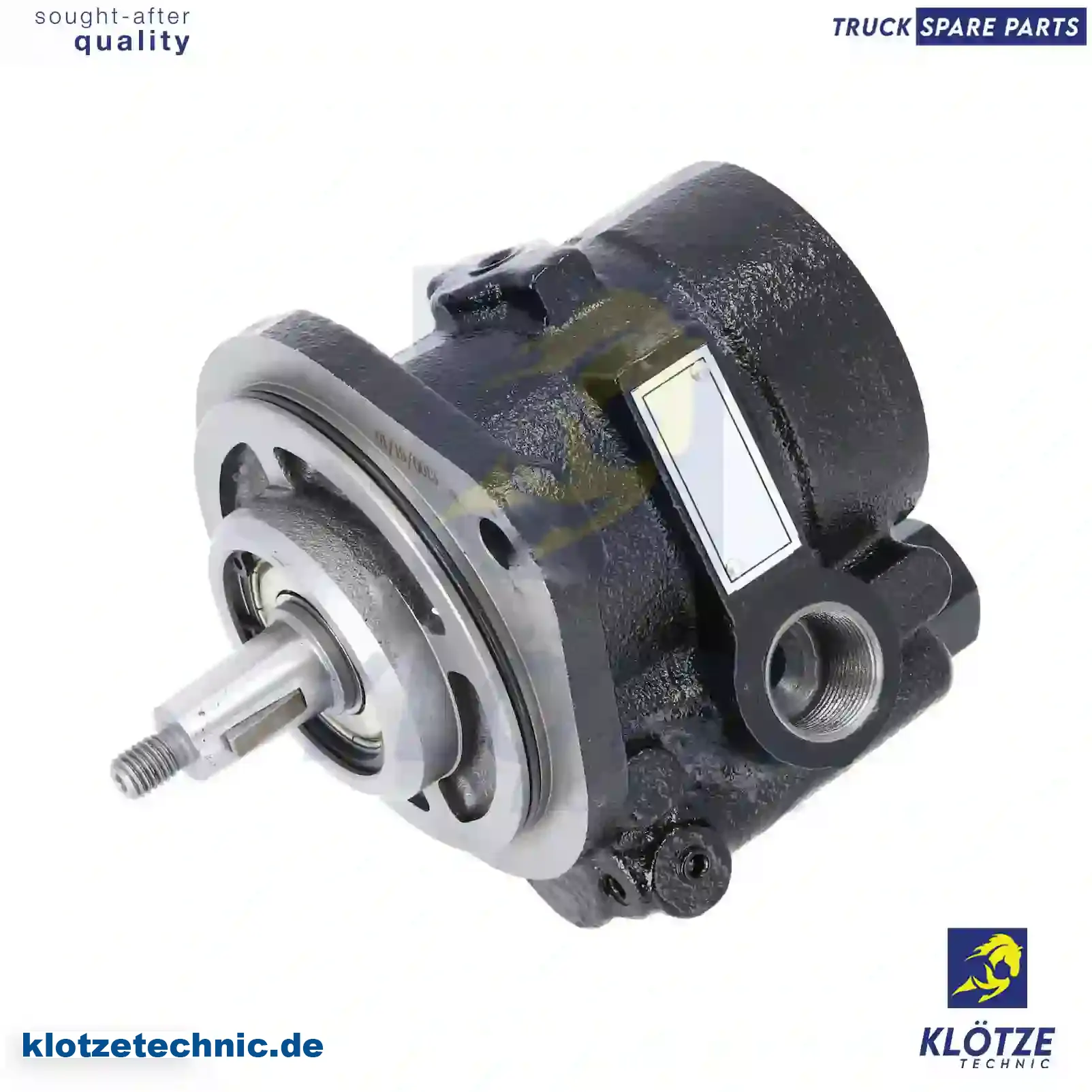 Servo pump, 00481900, 04709321, 04814900, 04833411, 481900, 4833411 || Klötze Technic