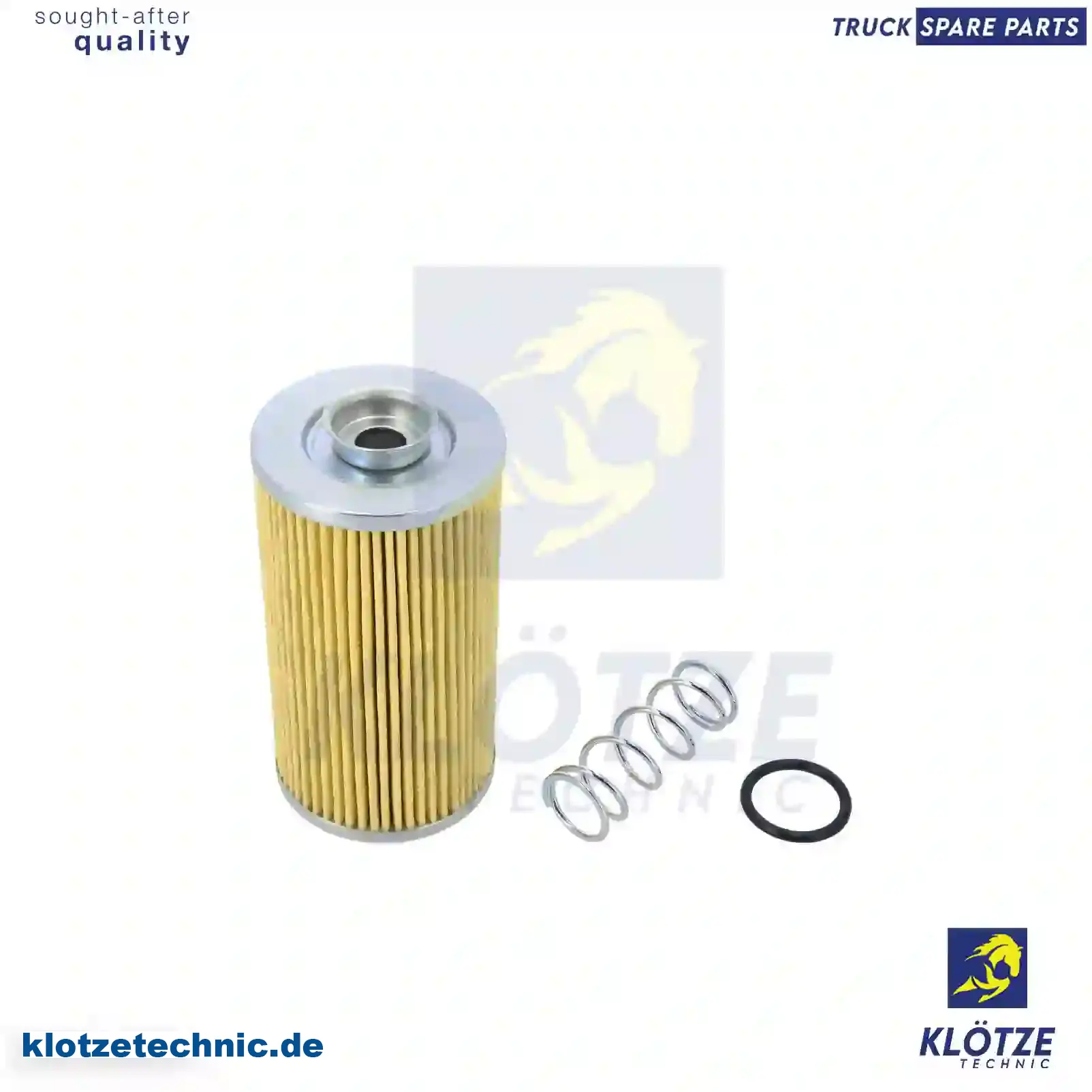 Oil filter insert, 510614308, 81066680006, 81066680007, N1011005885, 1354074, 0000000833, 0120432180, 0132023000, ZG03046-0008 || Klötze Technic