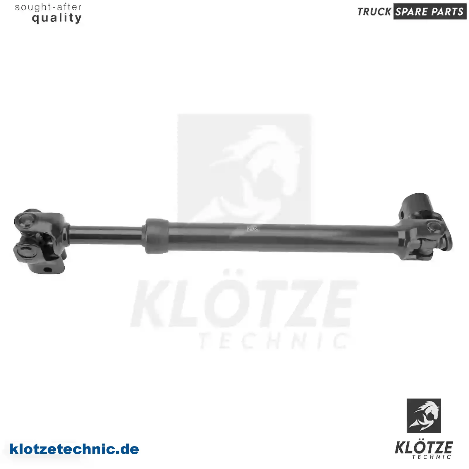 Steering column, without rubber boots, 5010239571 || Klötze Technic