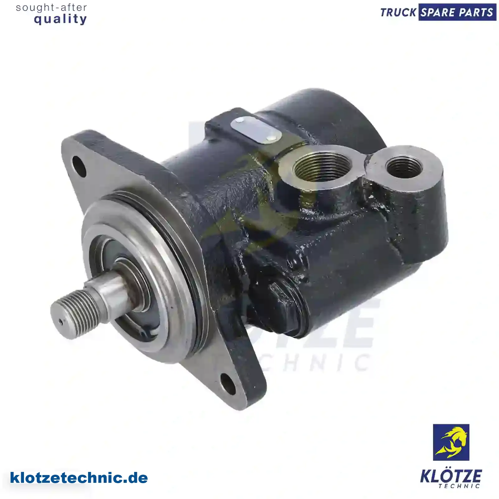 Servo pump, 1585013, 1607854, 5001934, 5007934, 8133047, ZG40576-0008 || Klötze Technic