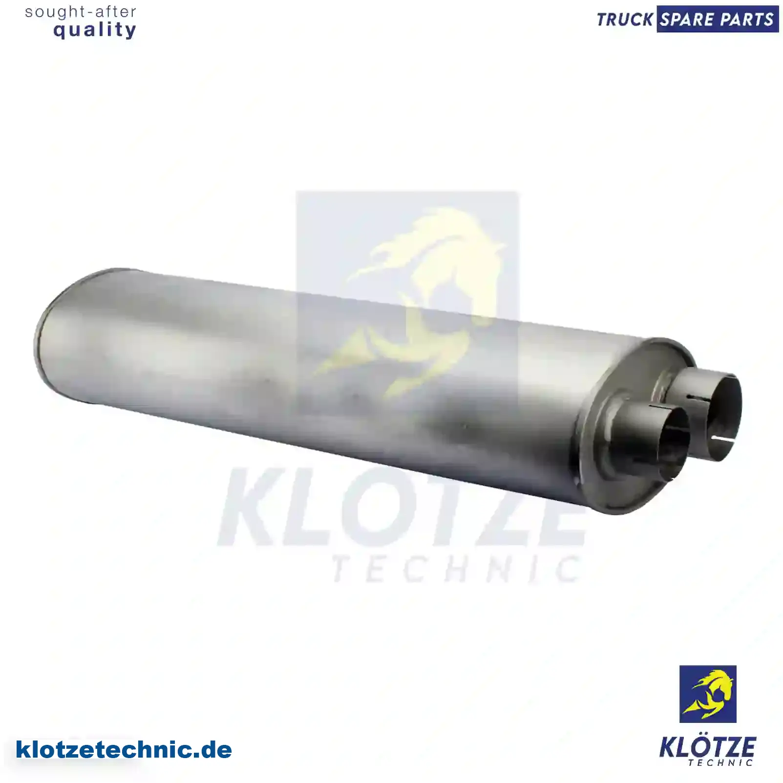 Silencer, 81151010296, 81151010352, P0120432241 || Klötze Technic