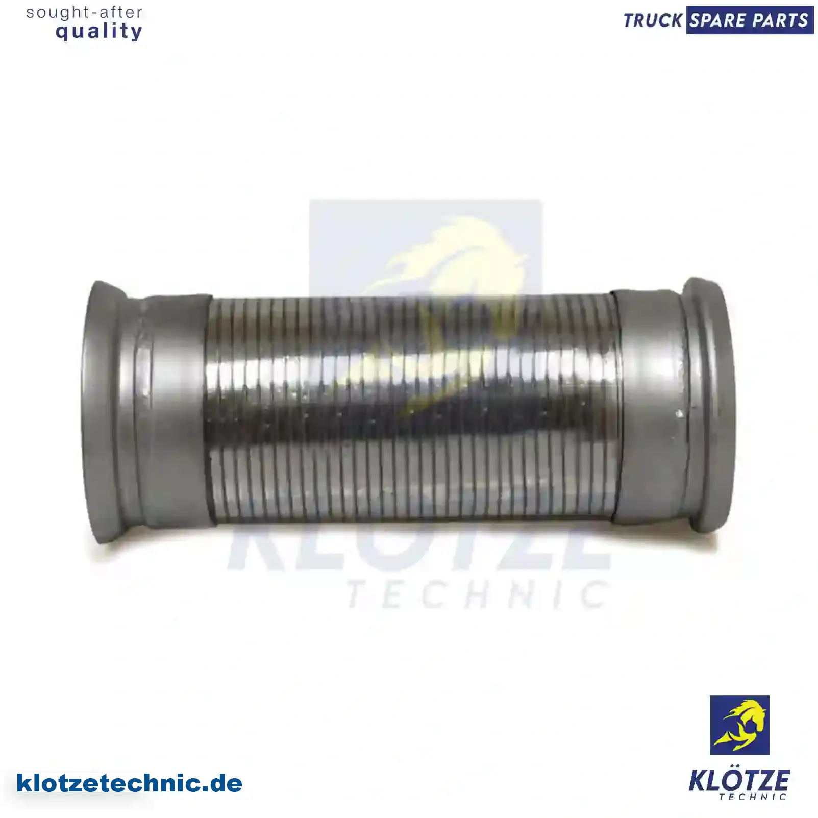 Flexible pipe, with clamps, 6204900365S1, 8341000151CS1 || Klötze Technic