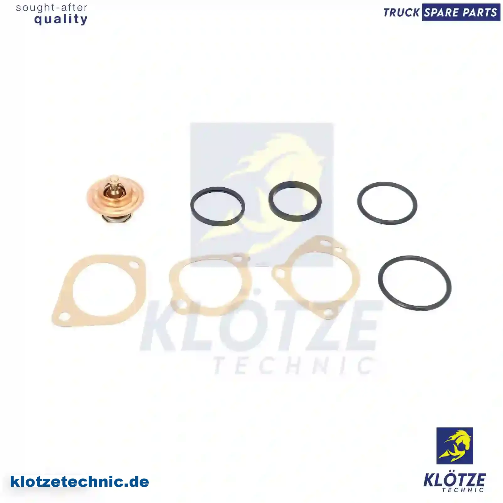 Thermostat, with gasket, 1635905, 85HF-8575-AA || Klötze Technic