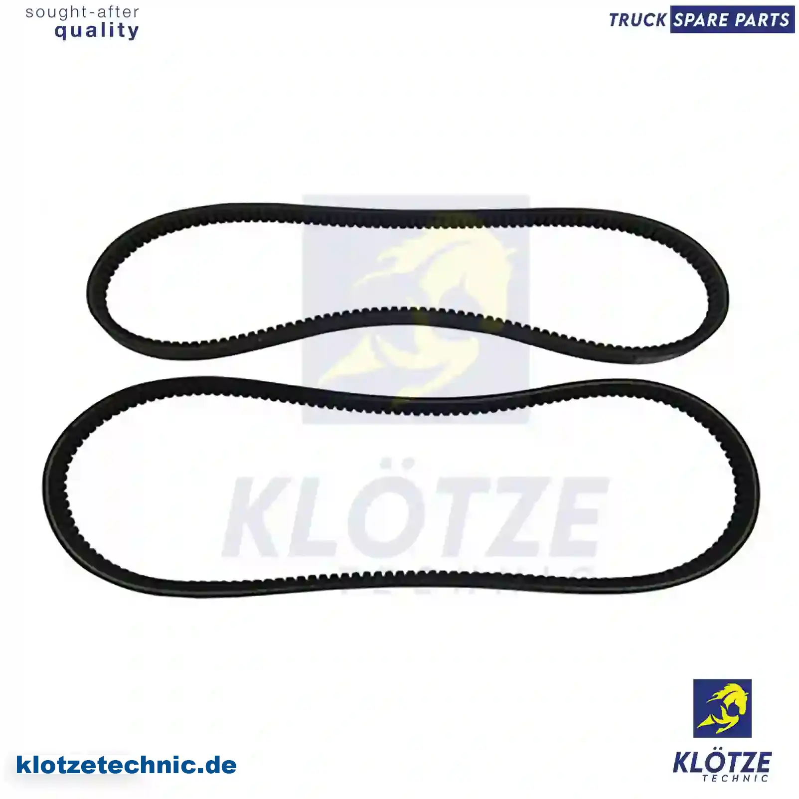 V-belt kit, 500301260, , , || Klötze Technic