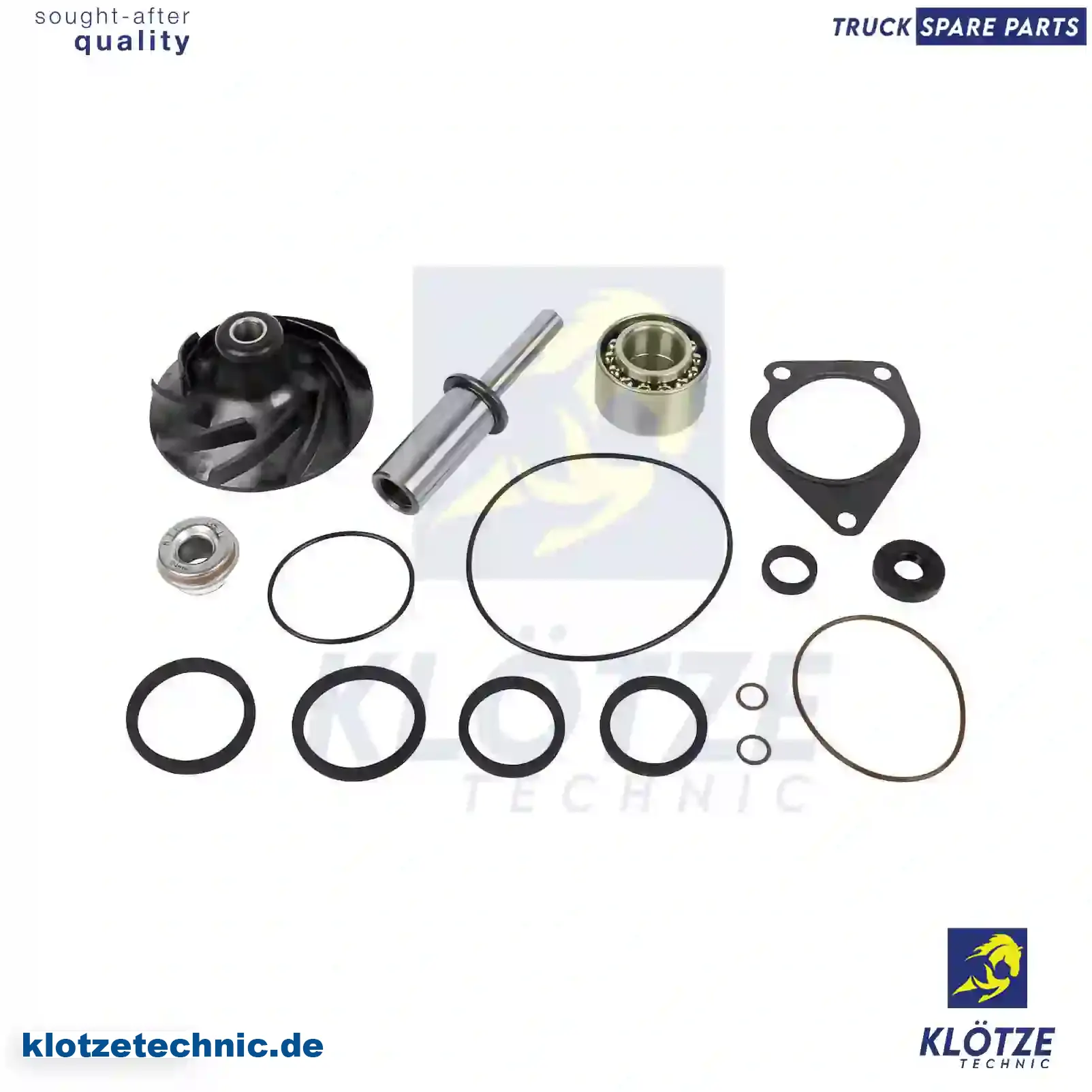 Repair kit, water pump, 276121 || Klötze Technic