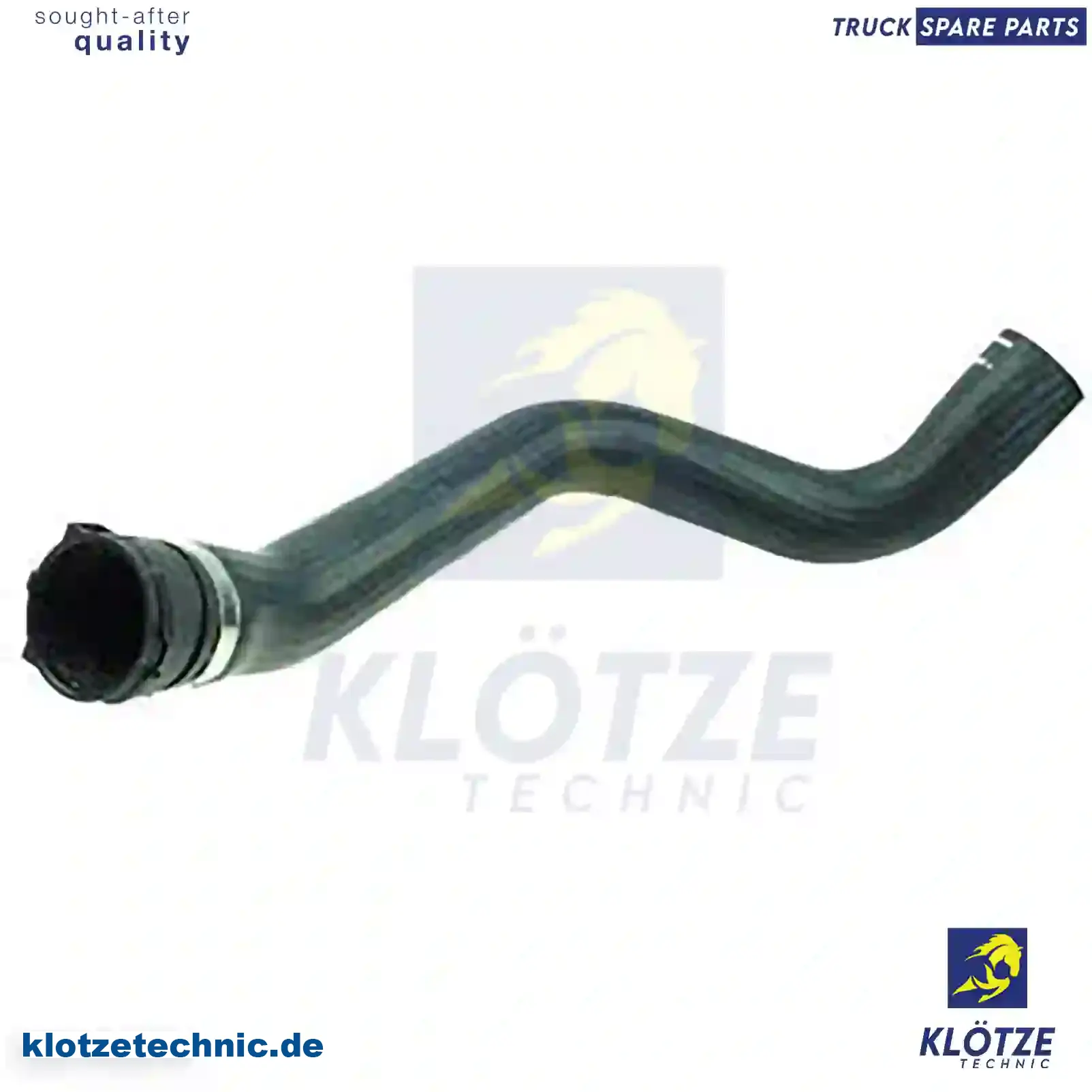 Radiator hose, 41218107, , || Klötze Technic