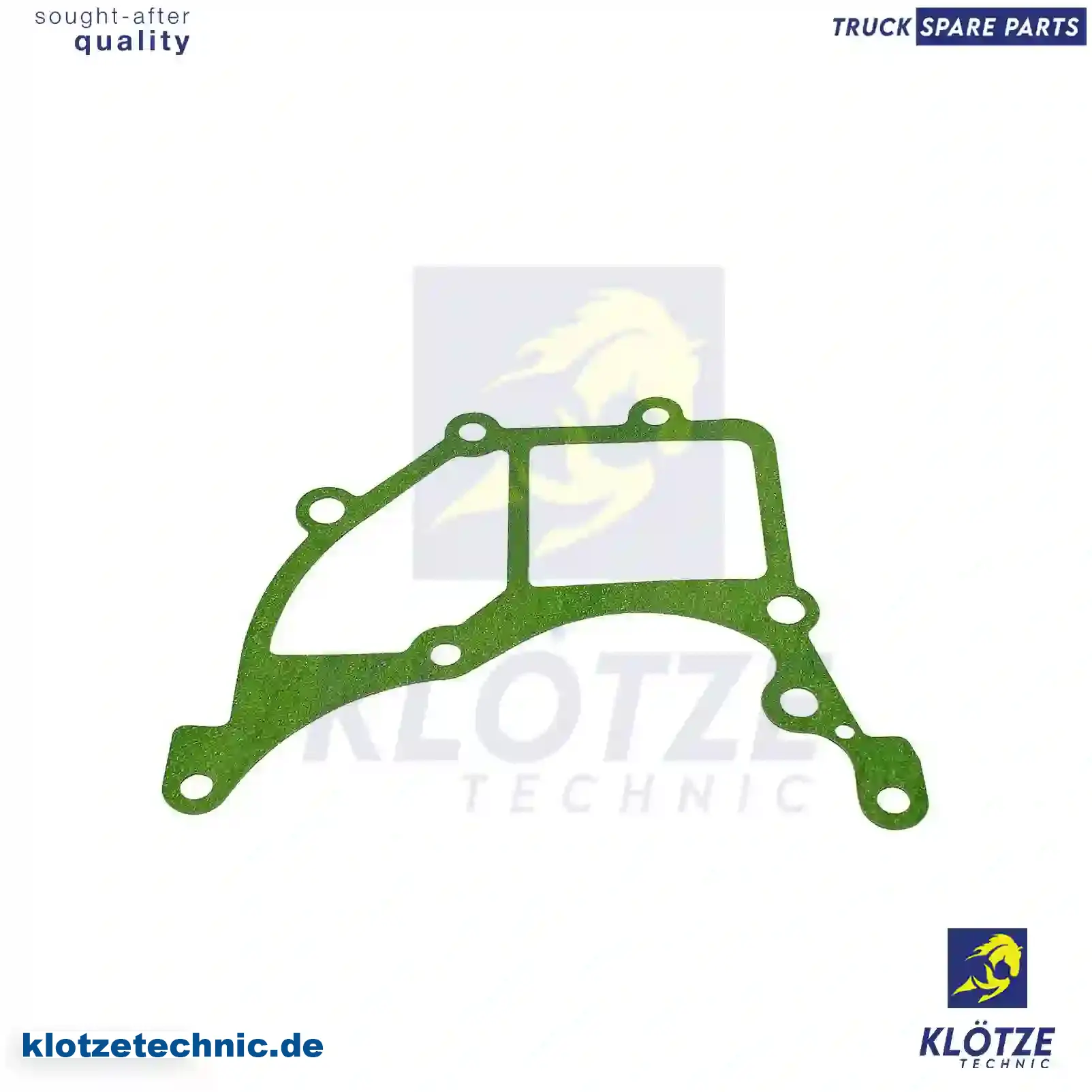 Gasket, Water pump housing, 6012010280, 6012010480, 6032010080, 6062010080, 6062010180 || Klötze Technic