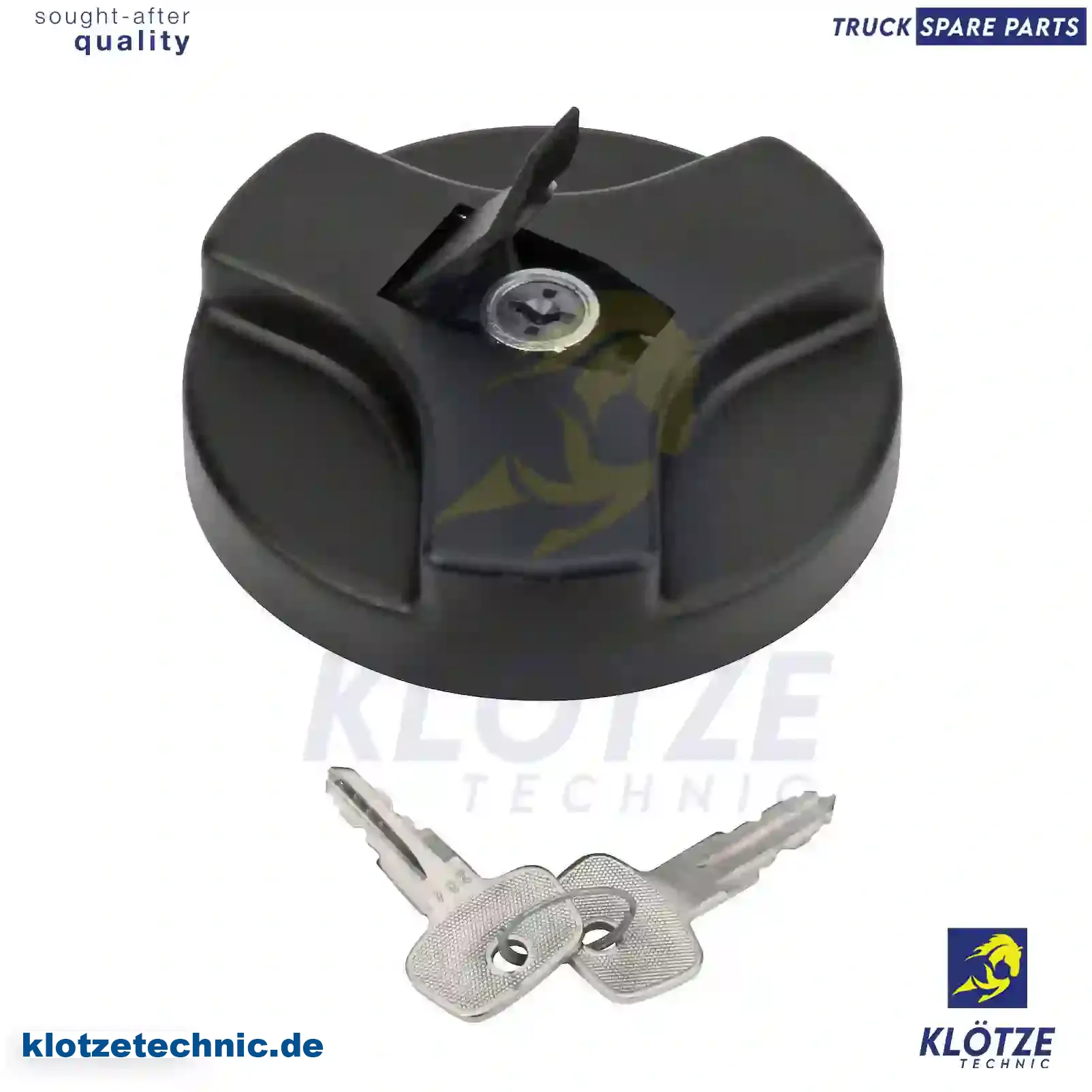 Filler cap, unventilated, lockable, 8152630, ZG10540-0008 || Klötze Technic