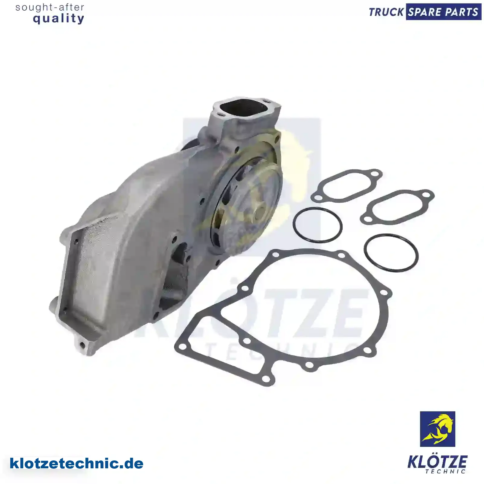 Water pump, 5412000101, 5412001101, 5412001201, 5412010001, 5422010001, 5422010301 || Klötze Technic