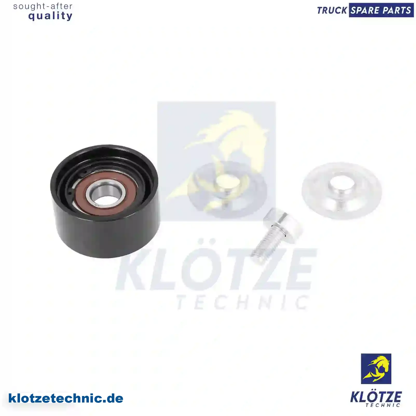 Tension roller, with screw, 0005501933, 0005501933, 4572001070, ZG02181-0008 || Klötze Technic