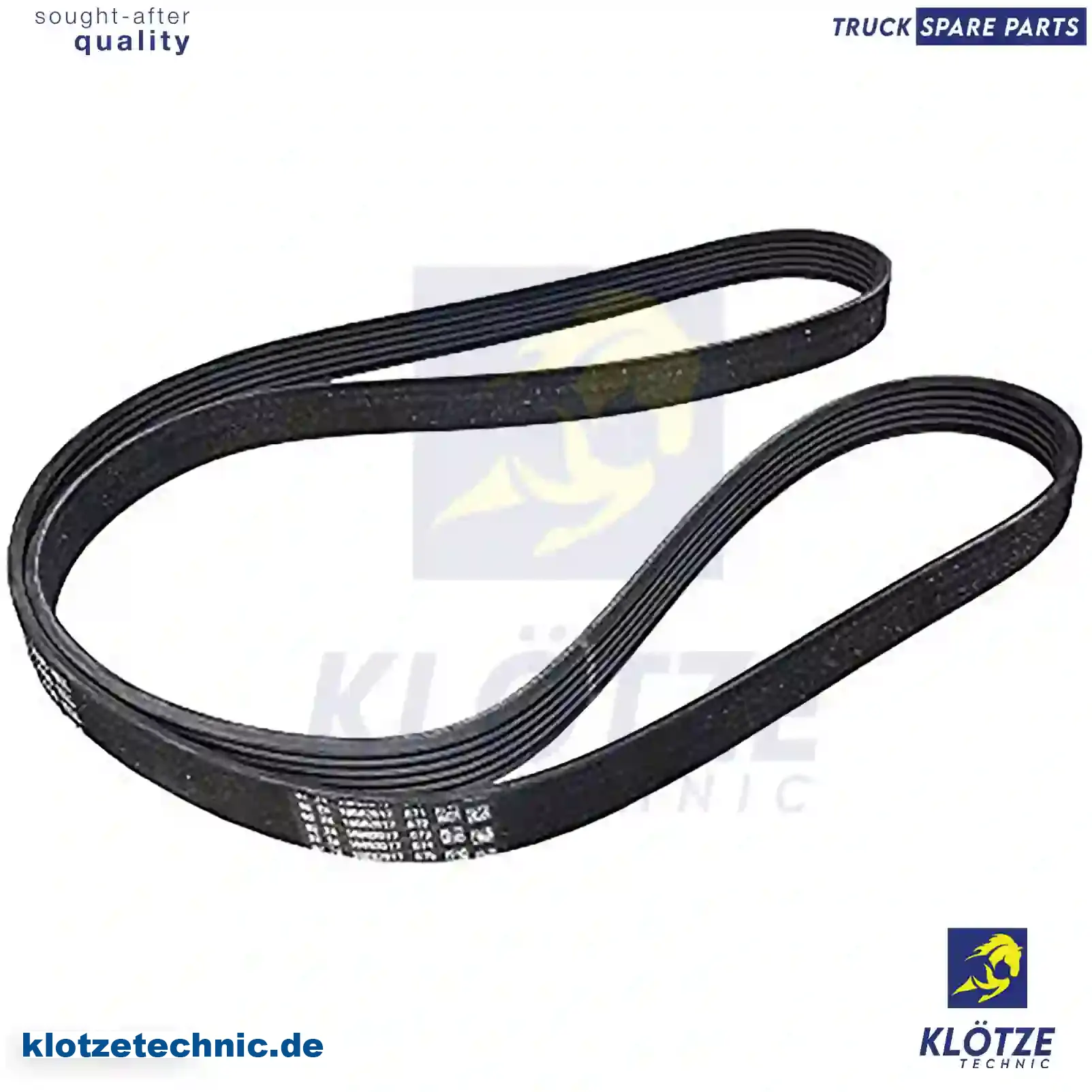 Multiribbed belt, 074260849AB, 078903137K, 078903137P, 5103565AA, 5127258AA, 5103565AA, 90448002, 90490781, 90500354, 90501385, 90501385, 25212-3C120, XW4E8620AD, 4638133, 53013298AB, 68045801AA, 90916-02462, 90916-02583, 90916-02584, LF4J15909C, LFA1159099F, LFH115909B, 0019938696, 0129974892, 0149970692, 0149970792, 0149971792, 6119972292, 6119973092, 1340615, 1854714, 1854723, 99610215193, 4623948, LFH11-5909B, 90916-02462, 90916-02583, 90916-02584, 074260843, 074260849L, 5X0260849A, ZG01585-0008 || Klötze Technic