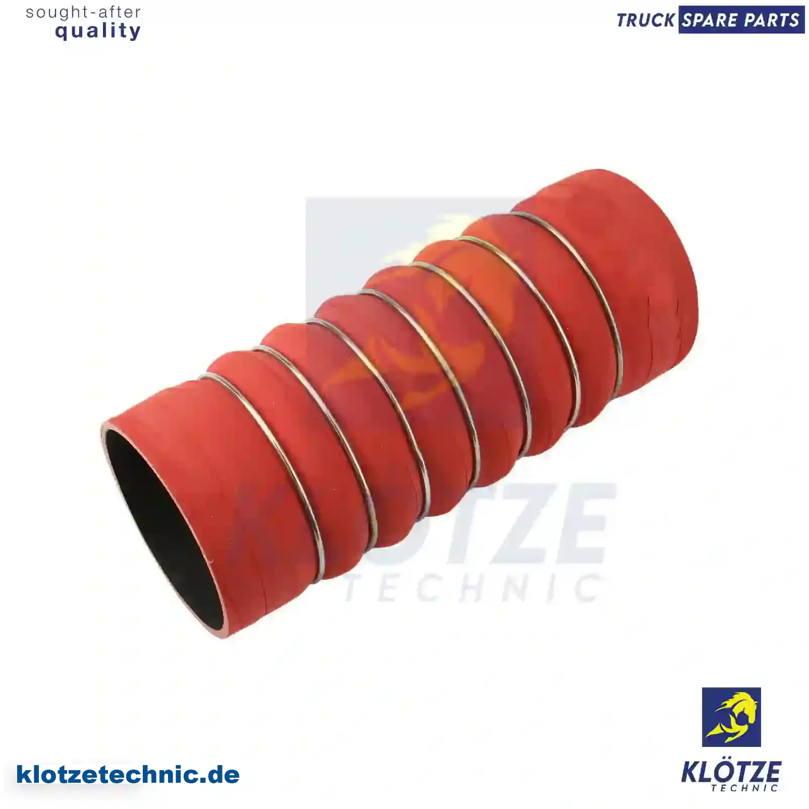 Charge air hose, 0010947882, 0020942082, 0020945082, 0020945282, 0020945982, 0020947682 || Klötze Technic