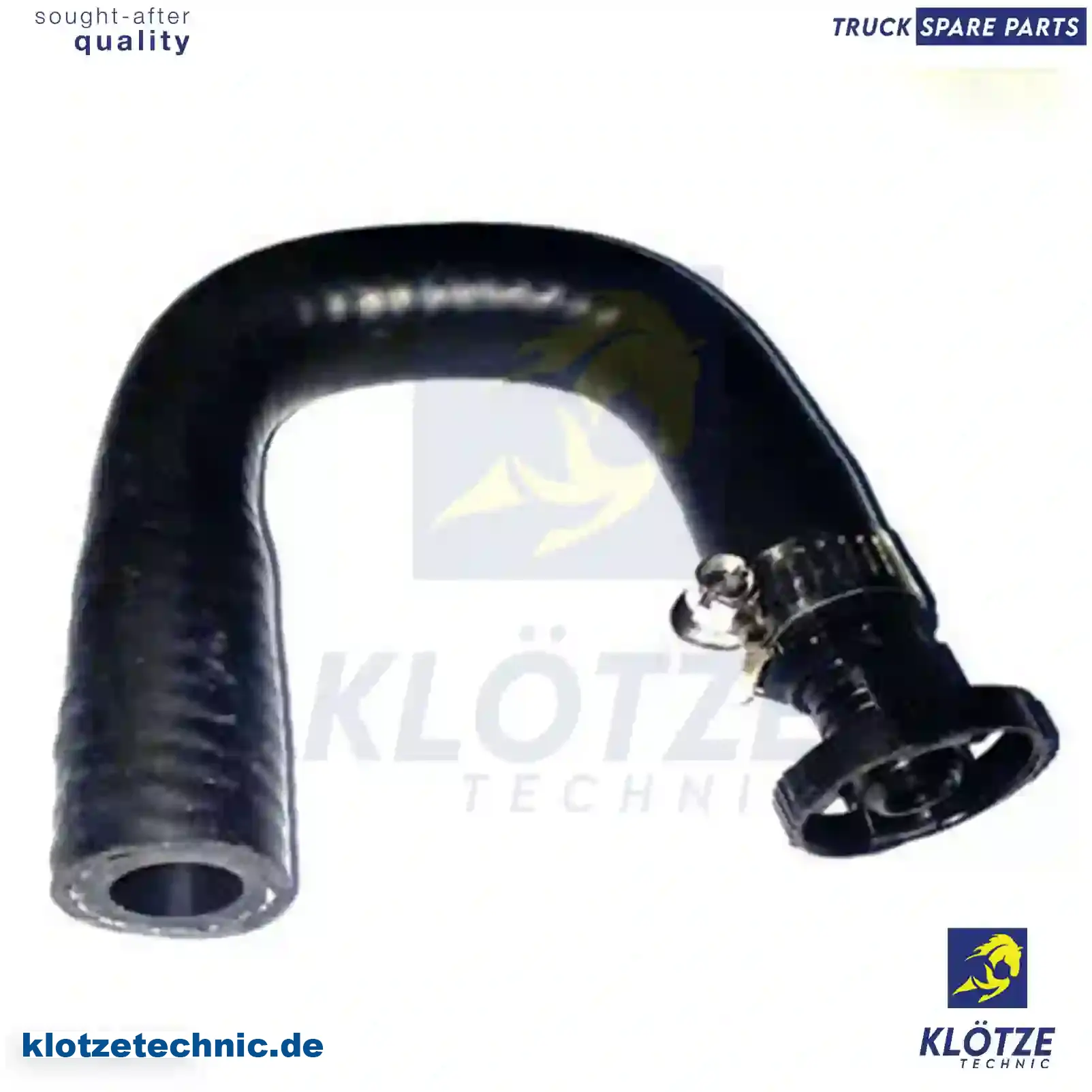 Radiator hose, 4005000275, 9405 || Klötze Technic