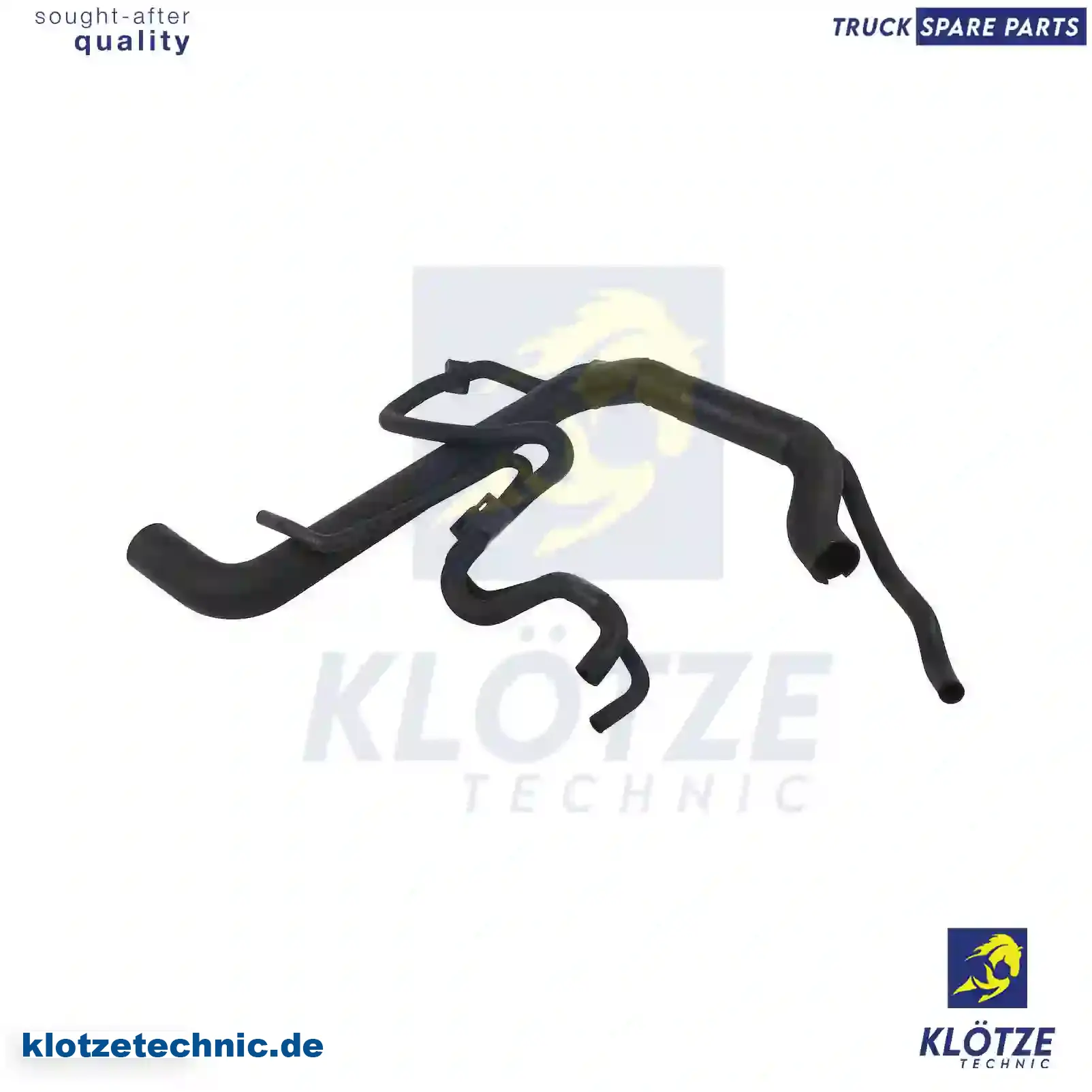 Radiator hose, 9705012582, , , , || Klötze Technic