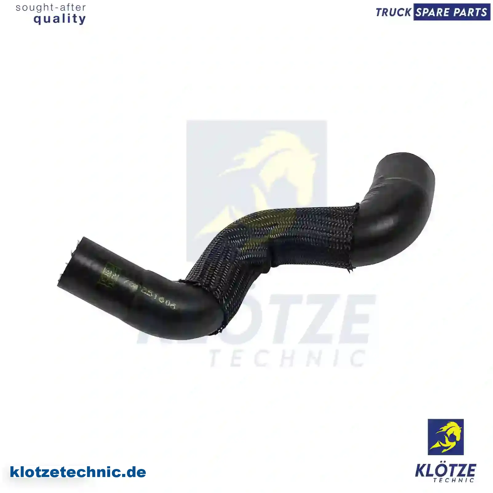 Radiator hose, 5103986AA, 6112030582, 6112032782, ZG00612-0008 || Klötze Technic