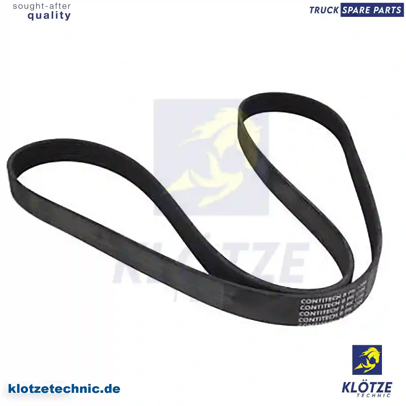 Multiribbed belt, 55566903, 55566904, 55566905, 4861722AA, 4861722AB, 4861733AA, 4861733AB, 4861733AC, K04861722AA, K04861722AB, K04861733AA, K04861733AB, 5750YX, 9681752380, 4861722AA, 4861722AB, 4861733AC, 158102, 55202378, 71744462, 71746482, 1682006, 1683960, 6182613, 6198309, 1340600, 55566905, 6340678, 93192781, 97186395, 97385845, 25212-2B020, 8-97186395-0, 8-97385845-0, 25212-04050, 25212-2B020, 90916-02668, 1340008, 1340600, 6340671, 6340678, 5750YX, 9681752380, 5000678543, 5010412143, 90916-02667, 90916-02668, 9146117, 9146844, 9149117 || Klötze Technic