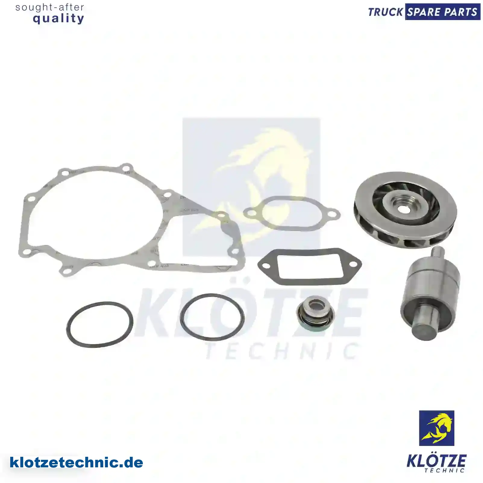 Repair kit, water pump, 4572000104 || Klötze Technic