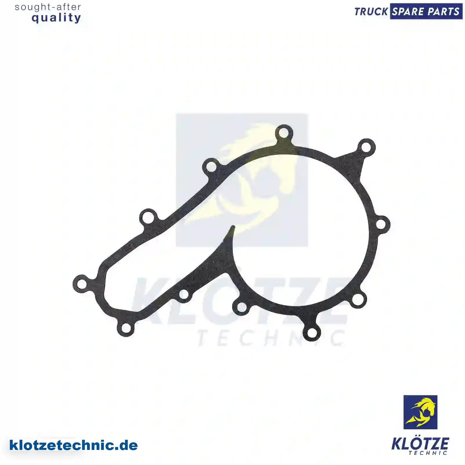 Gasket, water pump, 1427261, 1498657, ZG01308-0008 || Klötze Technic