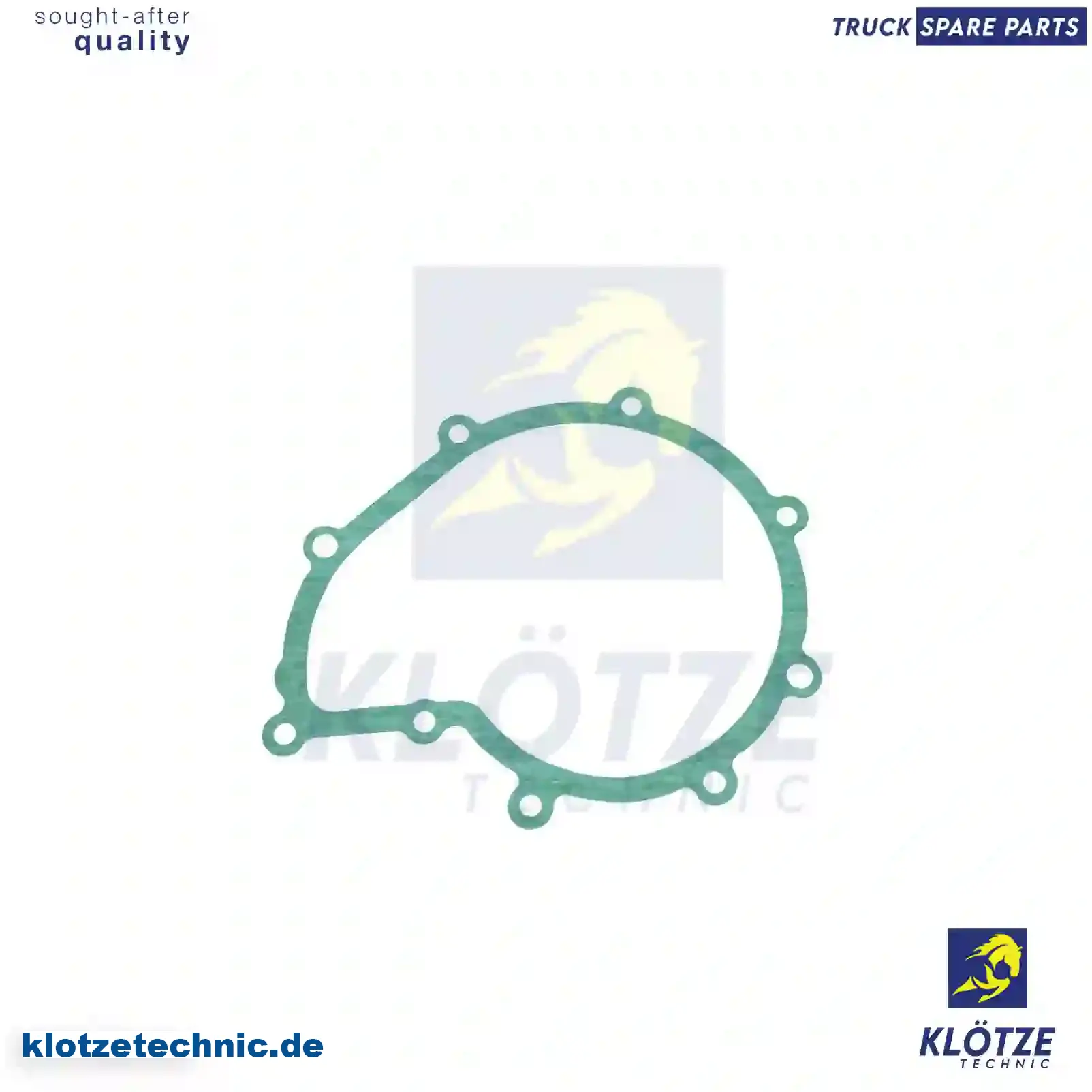 Gasket, water pump, 1374344, 1541633, 541633, ZG01303-0008 || Klötze Technic