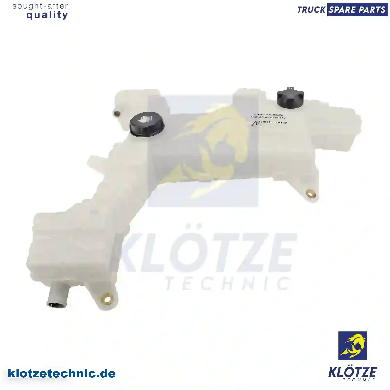 Expansion tank, 1702252, 7420783903, 20783903, 82582818, ZG00360-0008 || Klötze Technic