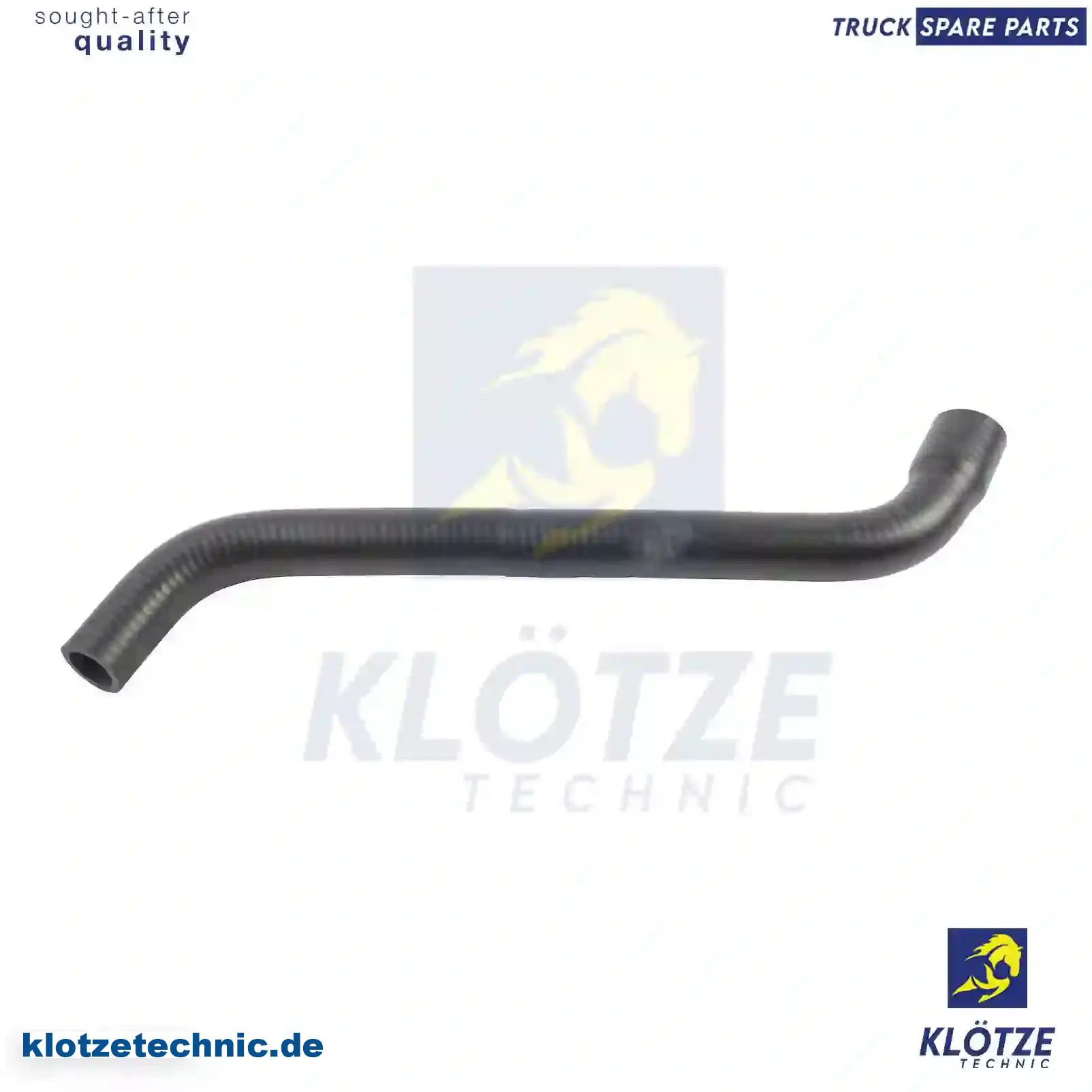 Radiator hose, 1293808, ZG00623-0008 || Klötze Technic