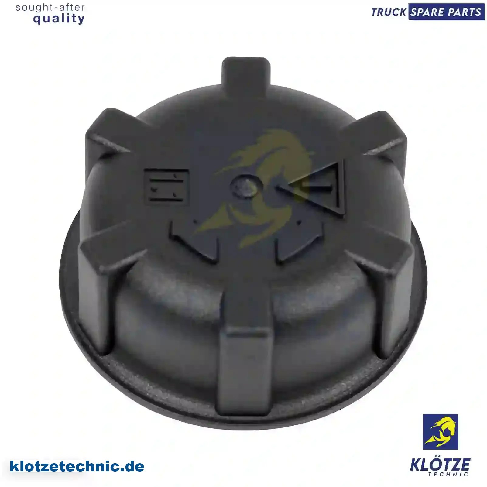 Cap, expansion tank, 1371331, 1615509, 1657336, 1743703, 1867861, ZG02532-0008 || Klötze Technic