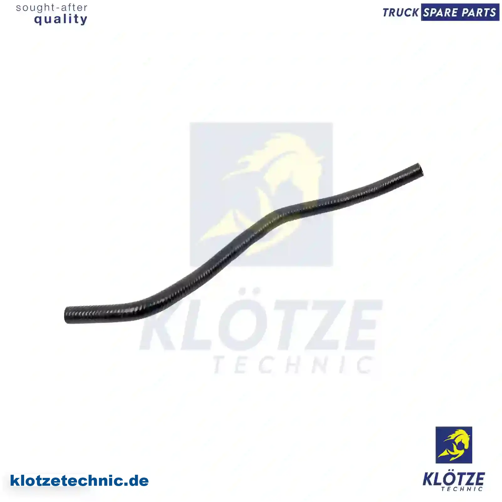 Radiator hose, 1600193, 1637990, 1638927 || Klötze Technic