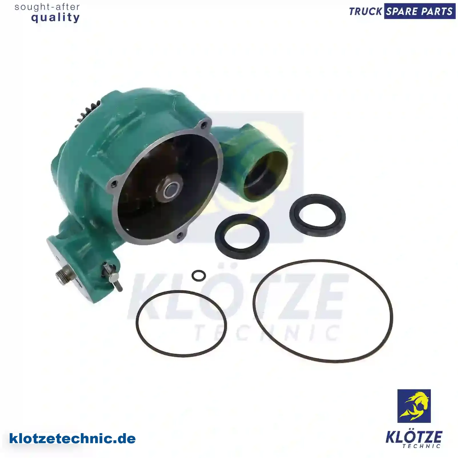 Water pump, for vehicles with retarder, 1676713, 8112889, 8113155, 8149882, ZG00759-0008 || Klötze Technic