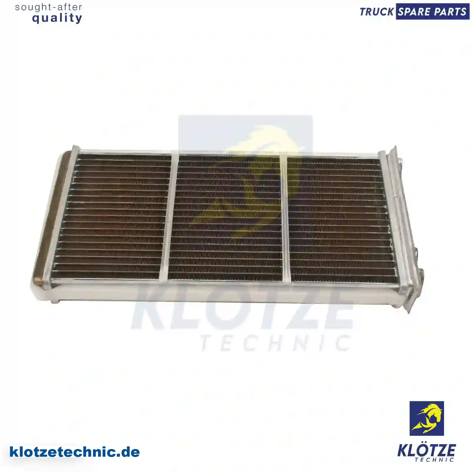 Heat exchanger, 1262853, 1262855, 1331272, 1335401, ZG10010-0008 || Klötze Technic