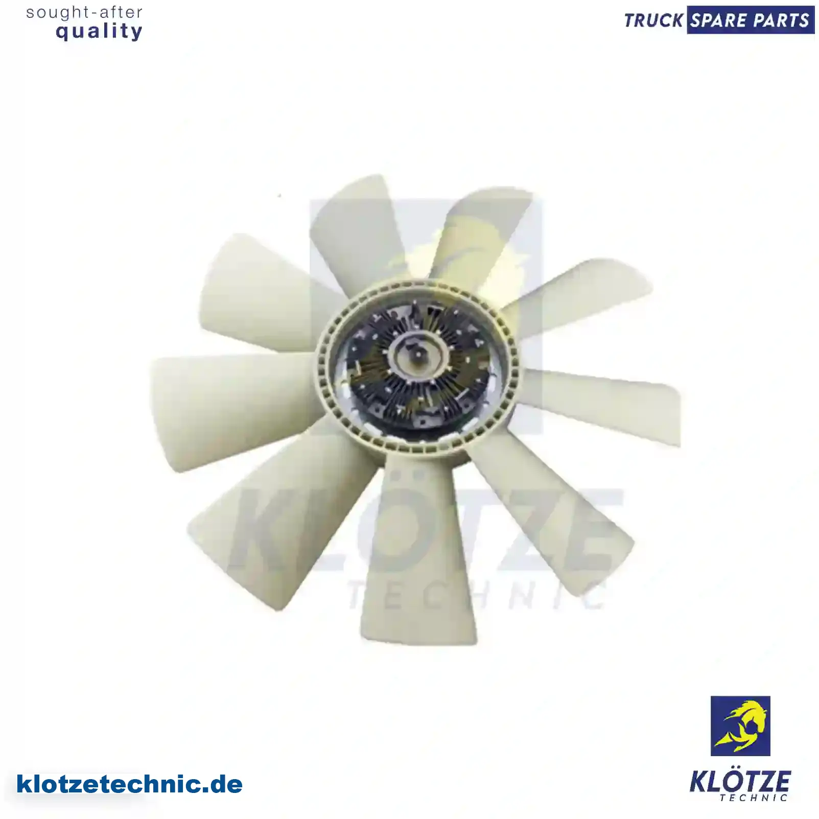 Fan with clutch, 01459683, 10571092, 1354978, 1459683, 1571092, 571092 || Klötze Technic