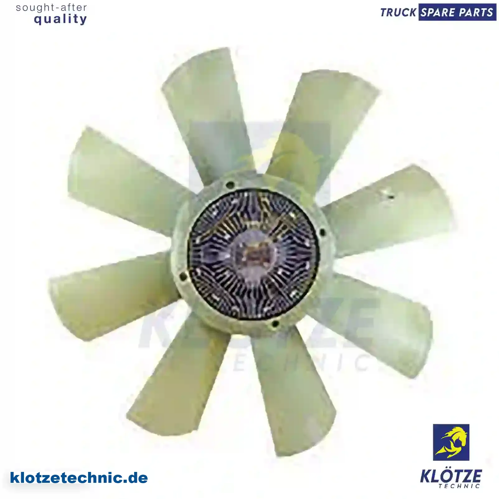 Fan with clutch, 10571094, 10571095, 1368064, 1423891, 1571094, 1571095, 571094, 571095 || Klötze Technic