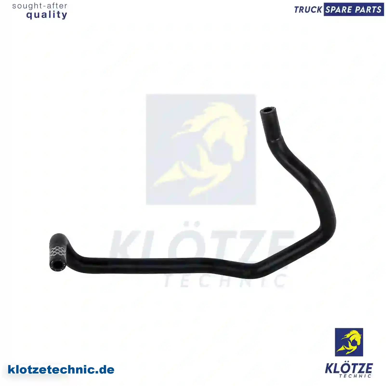 Radiator hose, 1886819, ZG00542-0008 || Klötze Technic