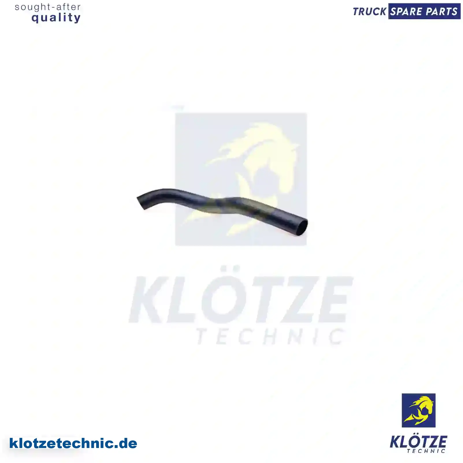 Radiator hose, 318350 || Klötze Technic