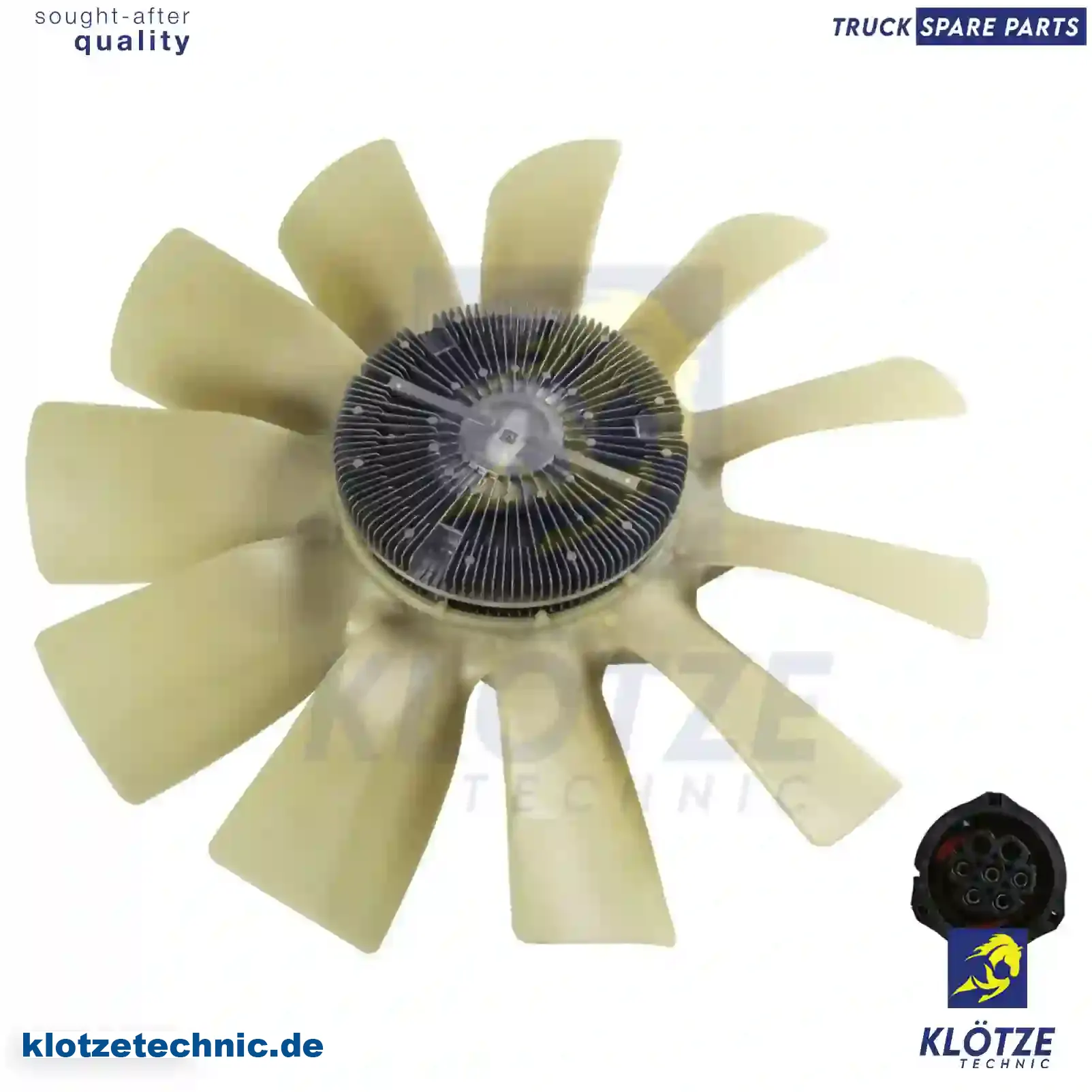 Fan with clutch, 20765593, 21382371, 85003294 || Klötze Technic