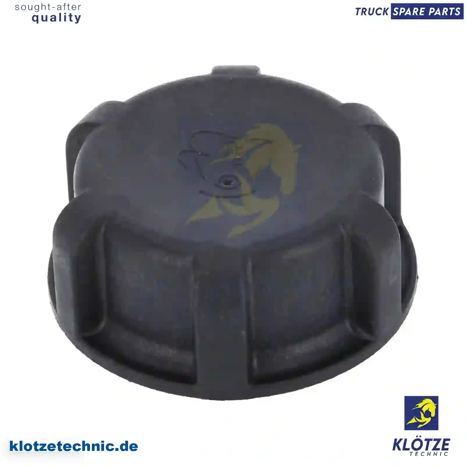 Cap, expansion tank, with metallic pressure relief valv, 2181409, 2563325 || Klötze Technic