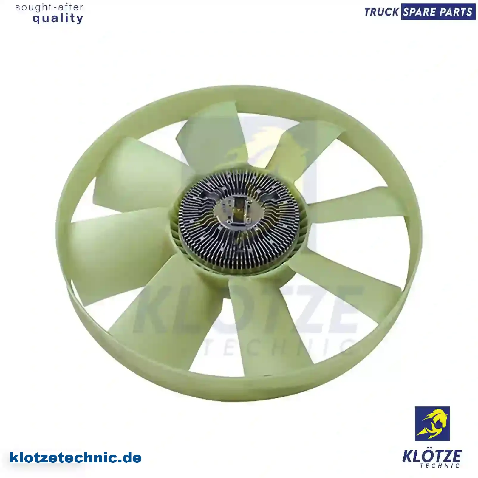 Fan with clutch, 99450012, 9947909 || Klötze Technic