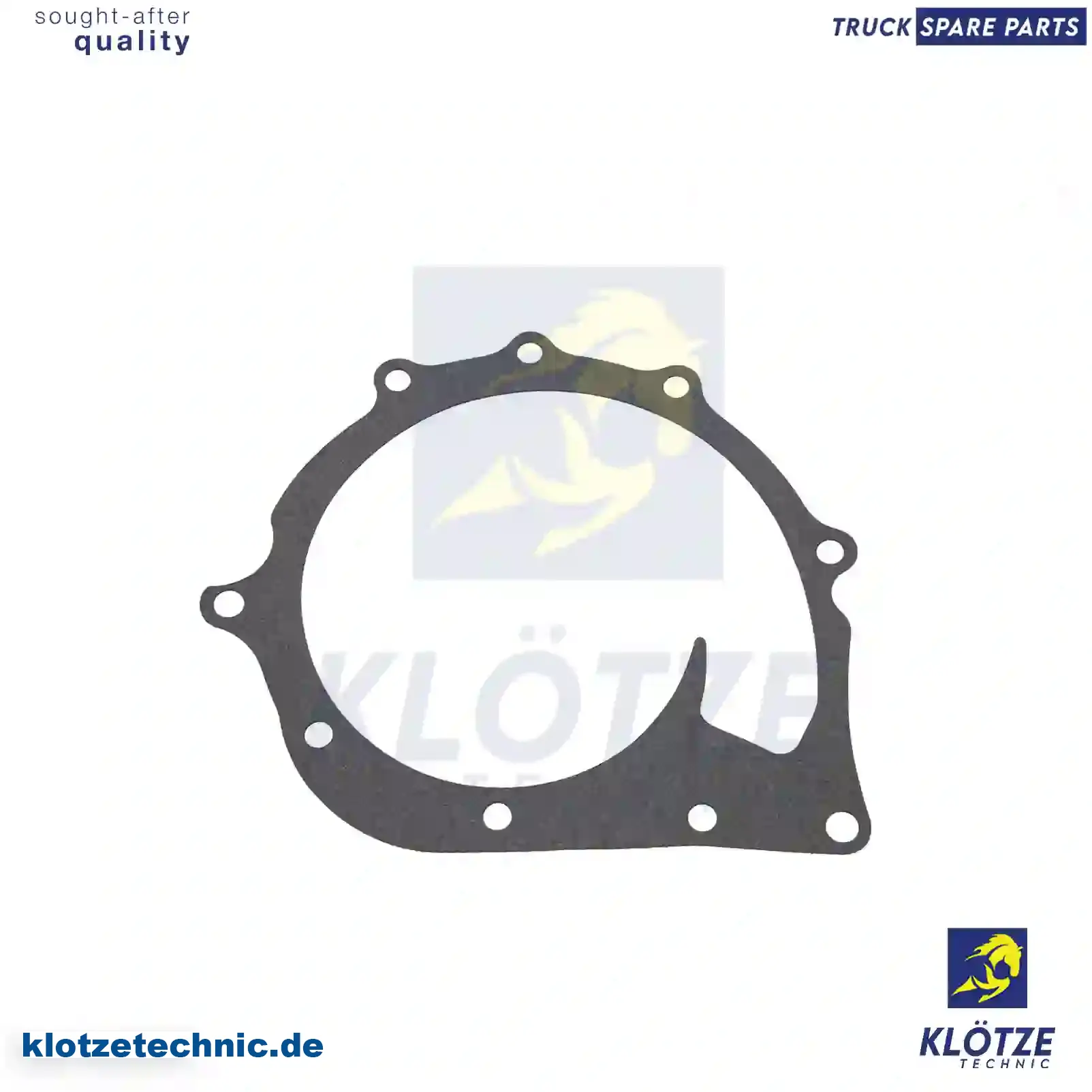 Gasket, water pump, 1778922, 2135472, ZG01310-0008 || Klötze Technic