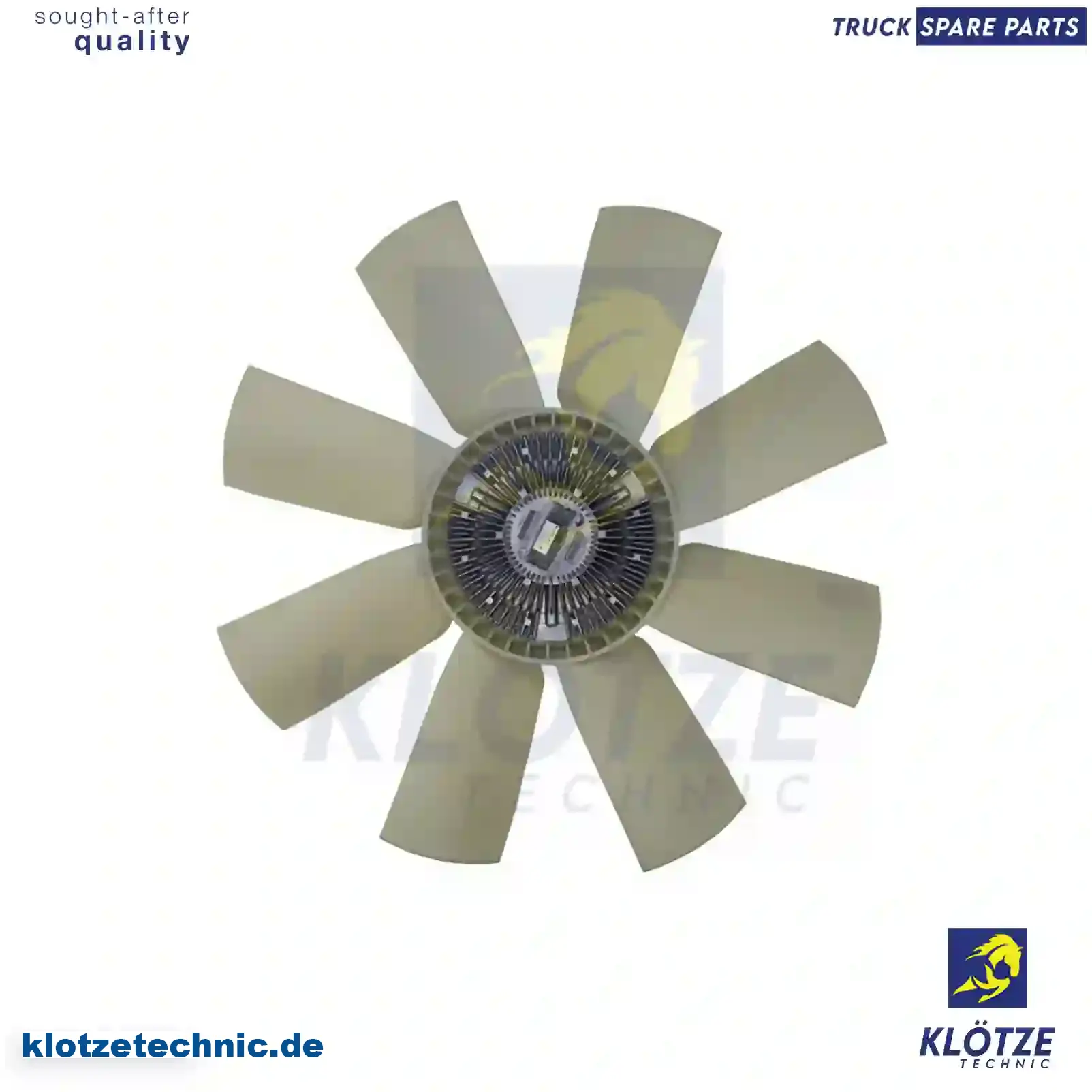 Fan with clutch, 1675036, 1675048, 8112552, 8112950, 8149394 || Klötze Technic