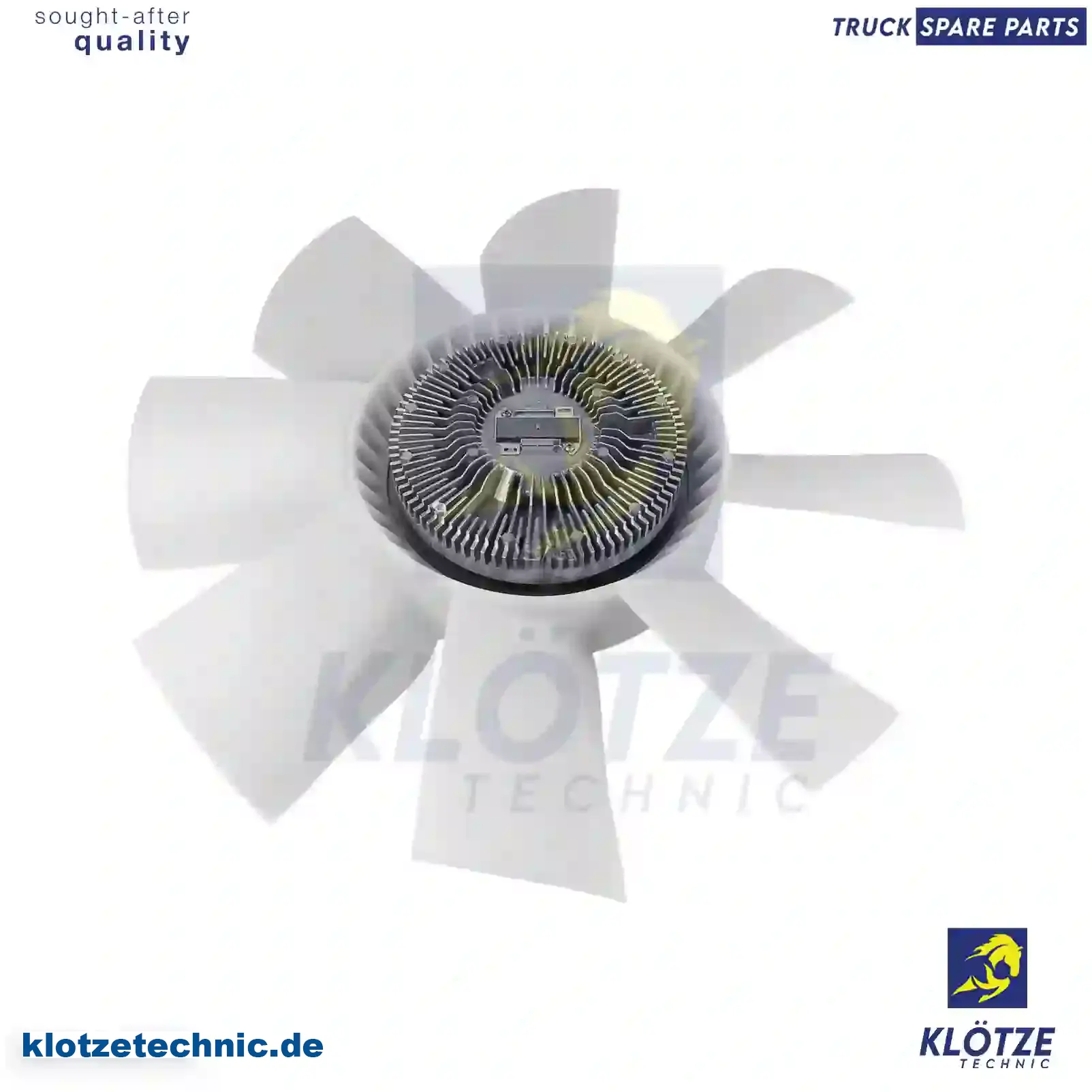 Fan with clutch, 1675910, 20364981, 8112737, 8113632, 8118737, 8119632, 8149397 || Klötze Technic