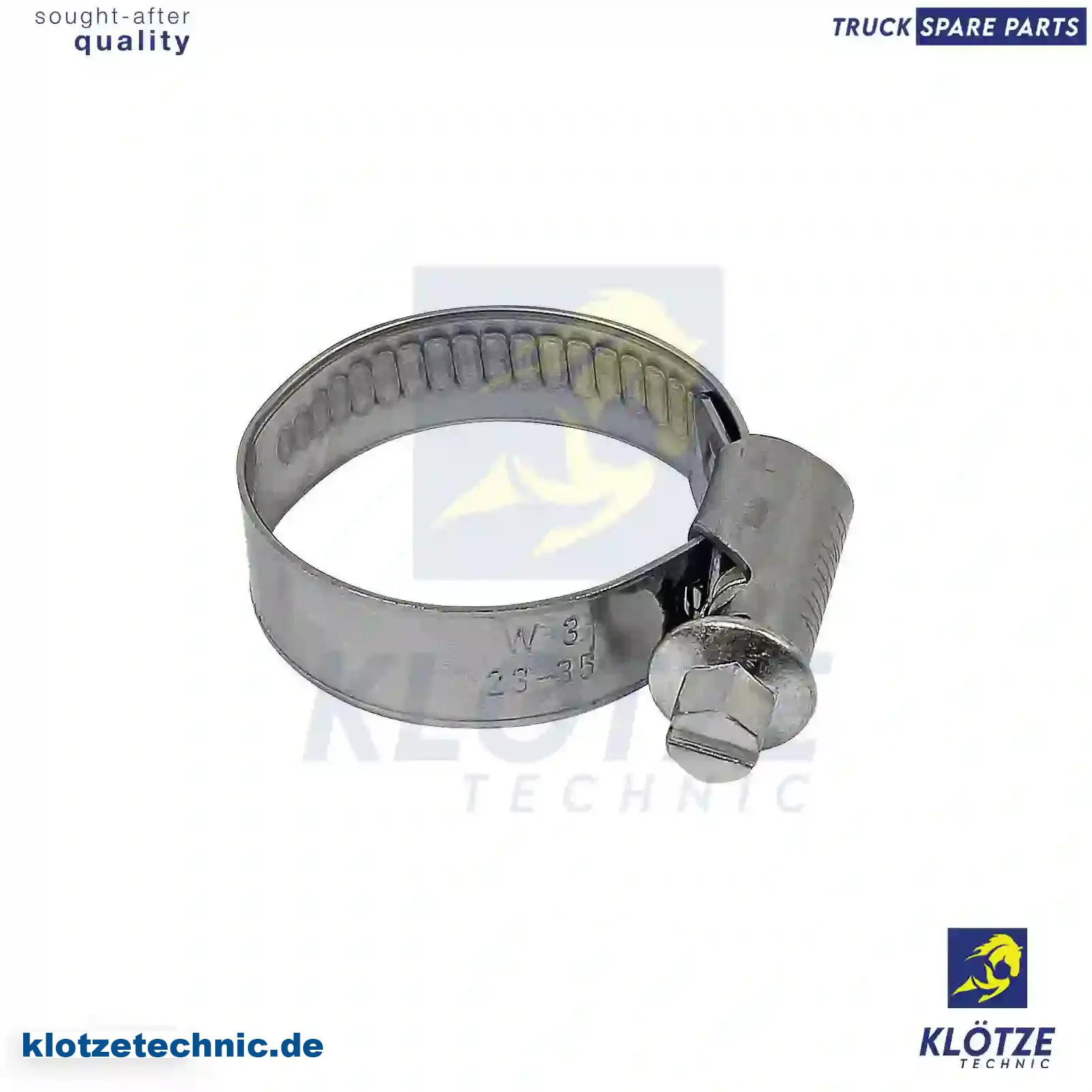 Hose clamp, 1466075, 816111 || Klötze Technic