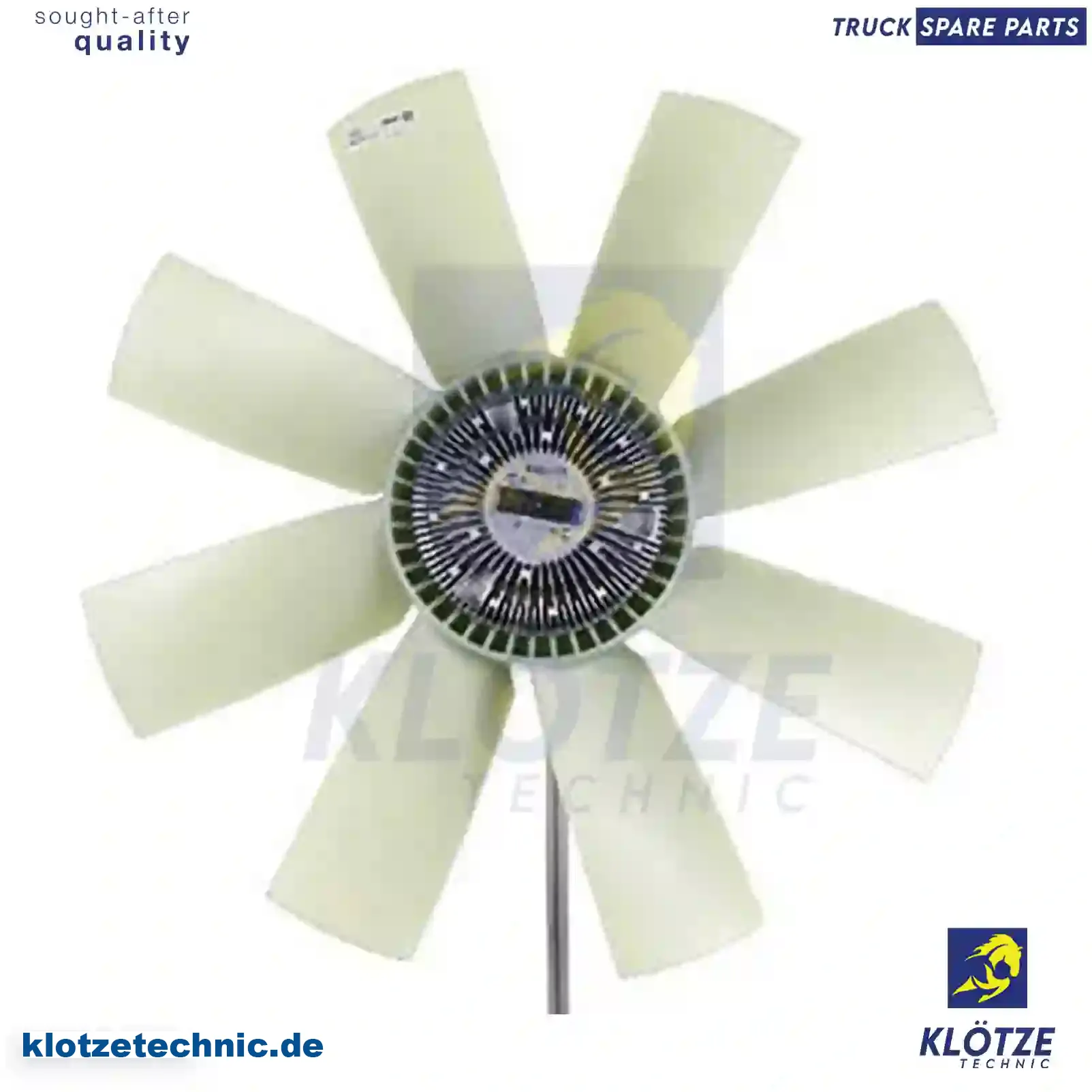 Fan with clutch, 20397619, 8500002 || Klötze Technic