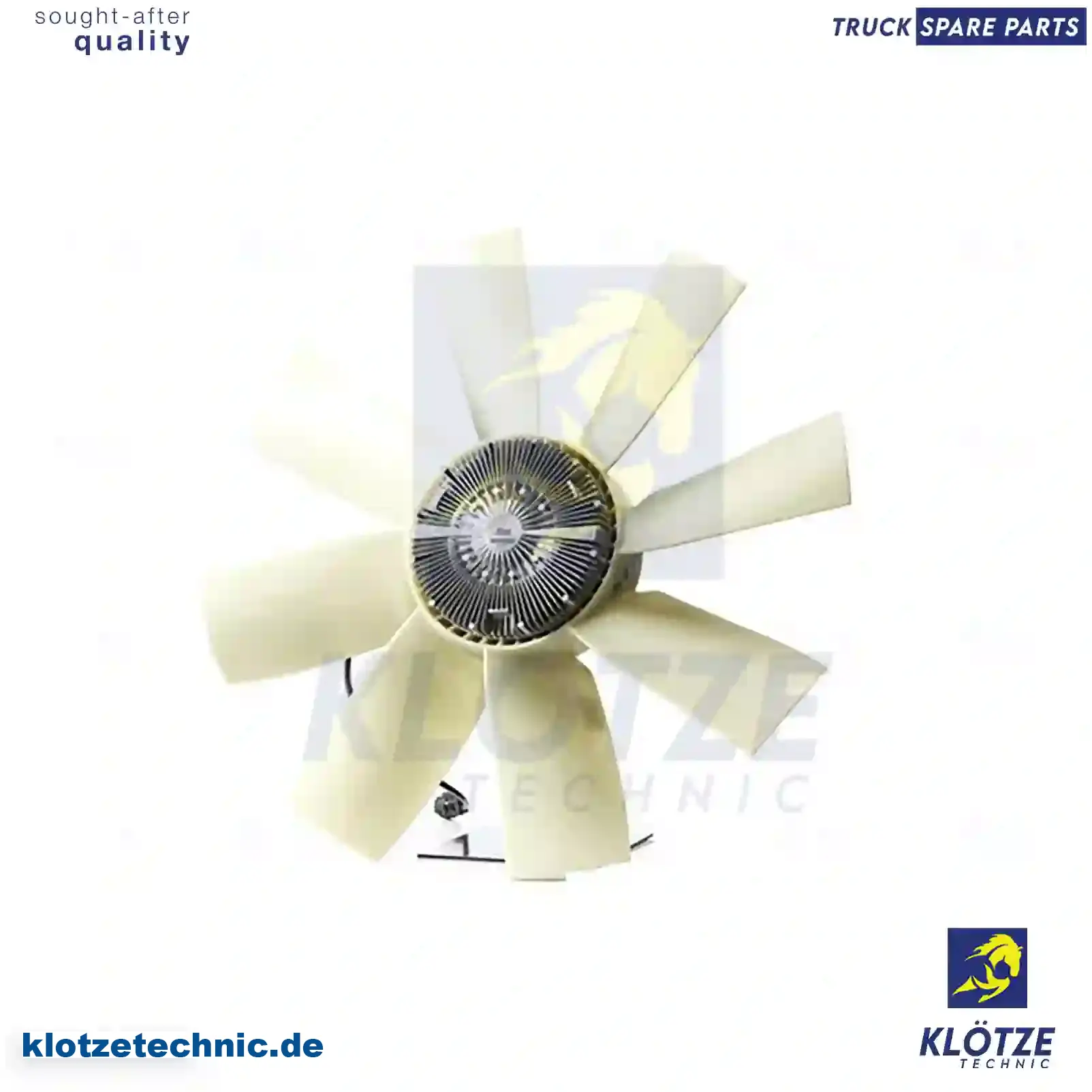 Fan with clutch, 20450210, 20450240, 85000178, ZG00399-0008 || Klötze Technic