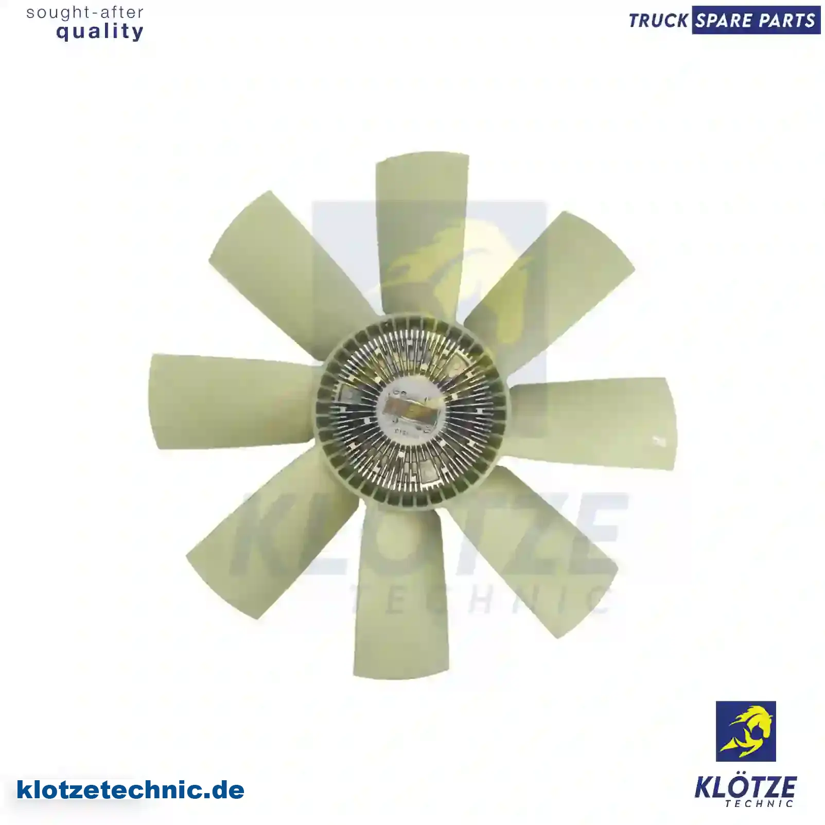 Fan with clutch, 20397618, 8500002 || Klötze Technic