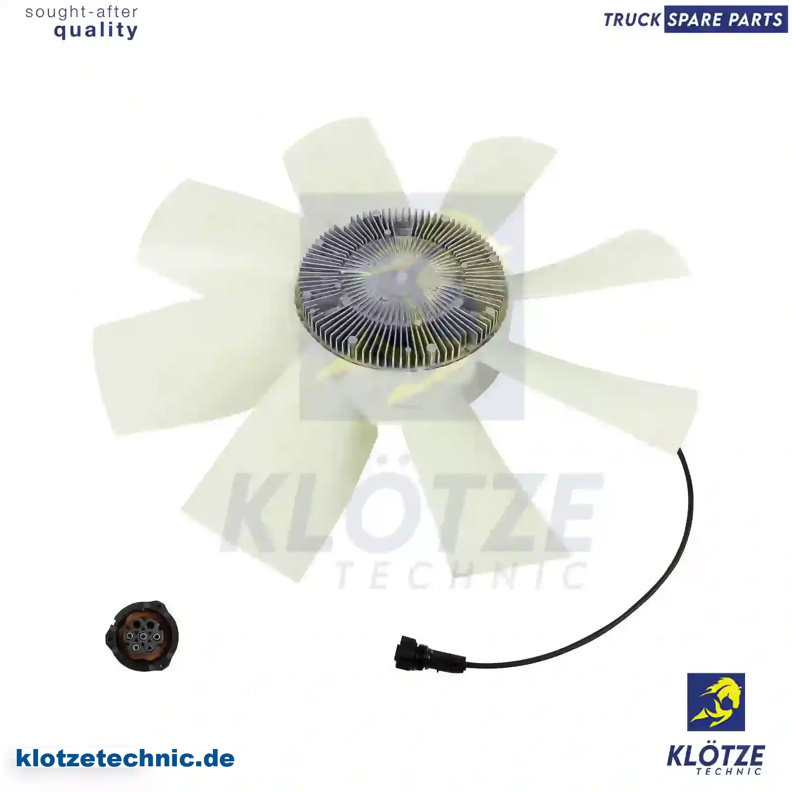 Fan with clutch, 20450239, 85000177, ZG00402-0008 || Klötze Technic