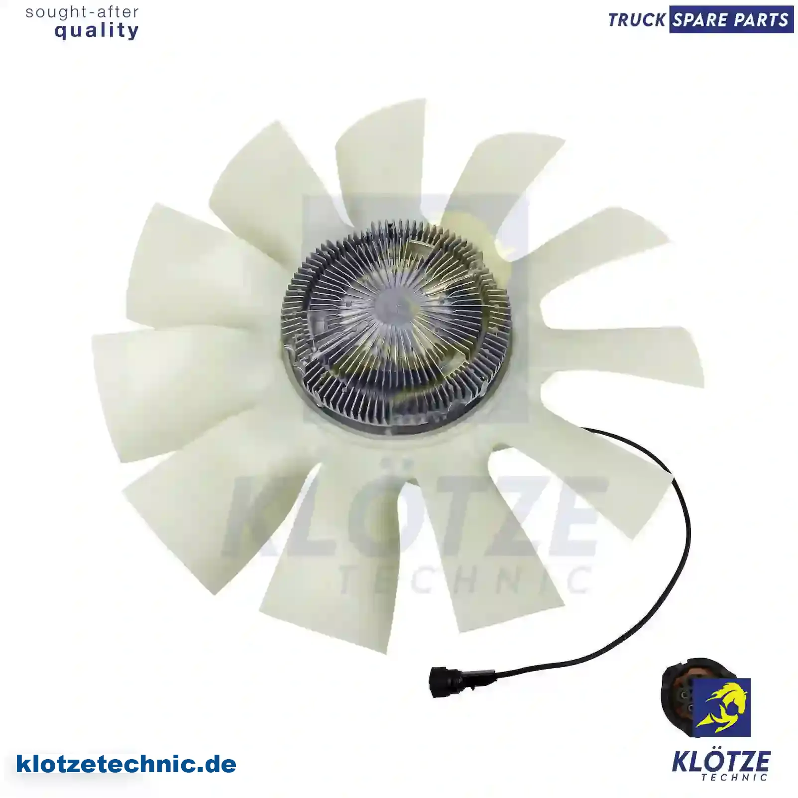 Fan with clutch, 7421012697, 20004580, 20576186, 21054616, 21270991, 21772668, 85003135, 85013142, ZG00403-0008 || Klötze Technic